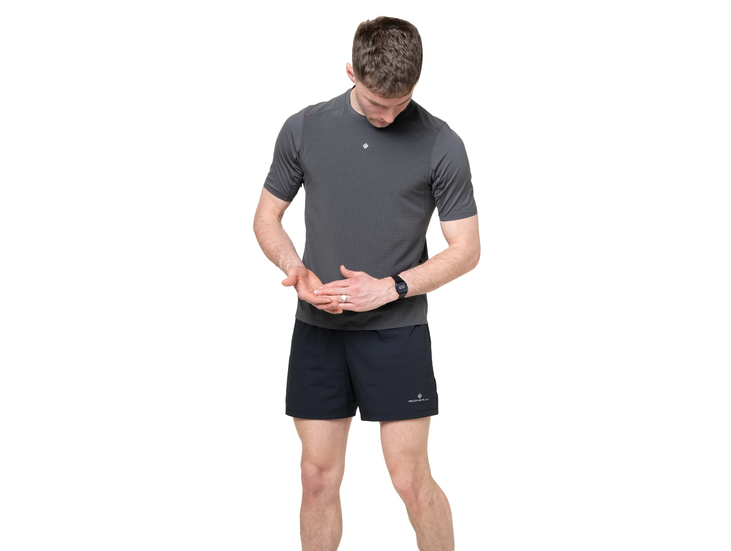 RonHill Mens Tech All-Terrain S/S Tee - Oxide - SS26 - Image 5