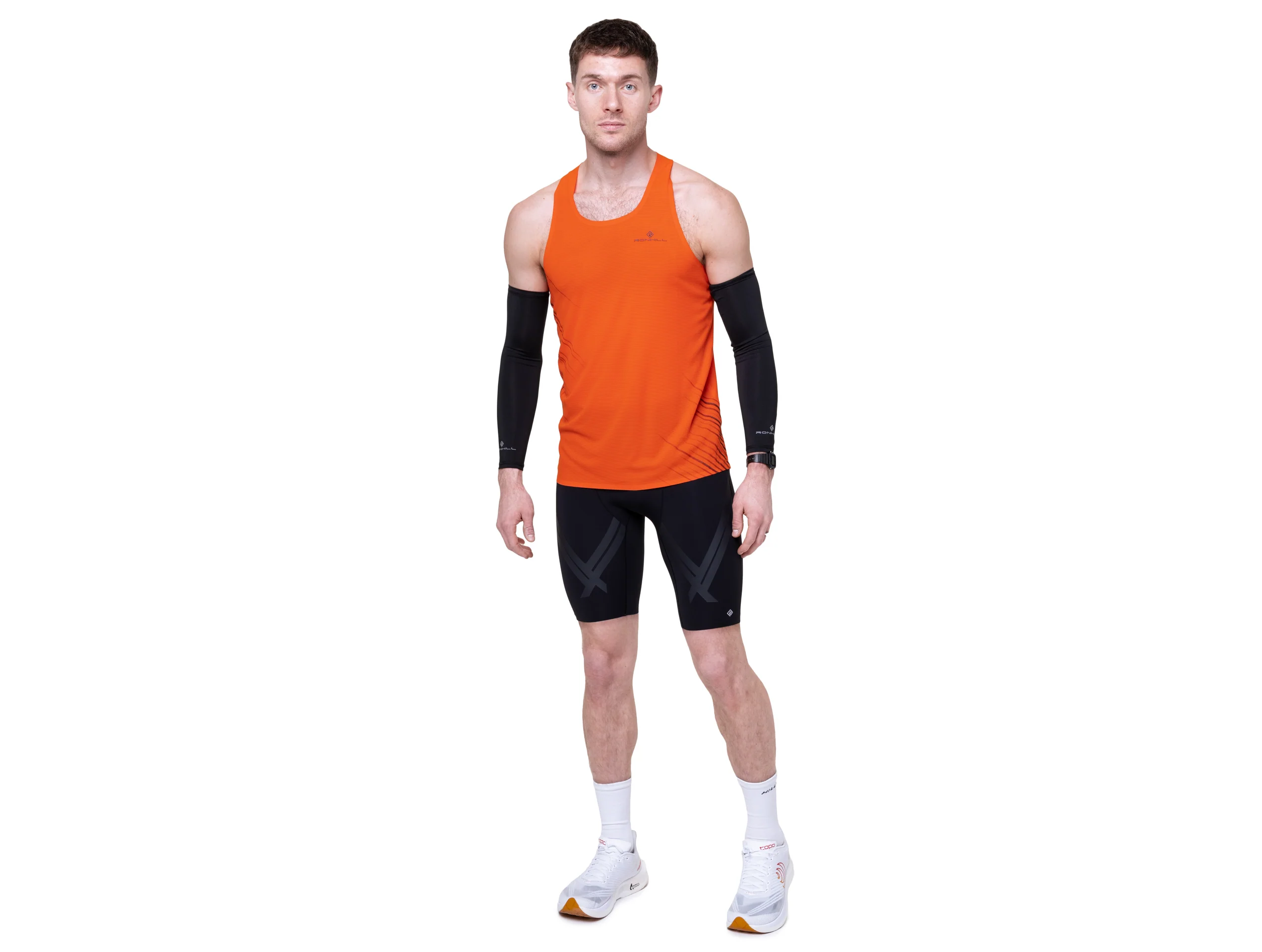 RonHill Mens Tech Race Half Tight - All Black - SS26 - Image 3