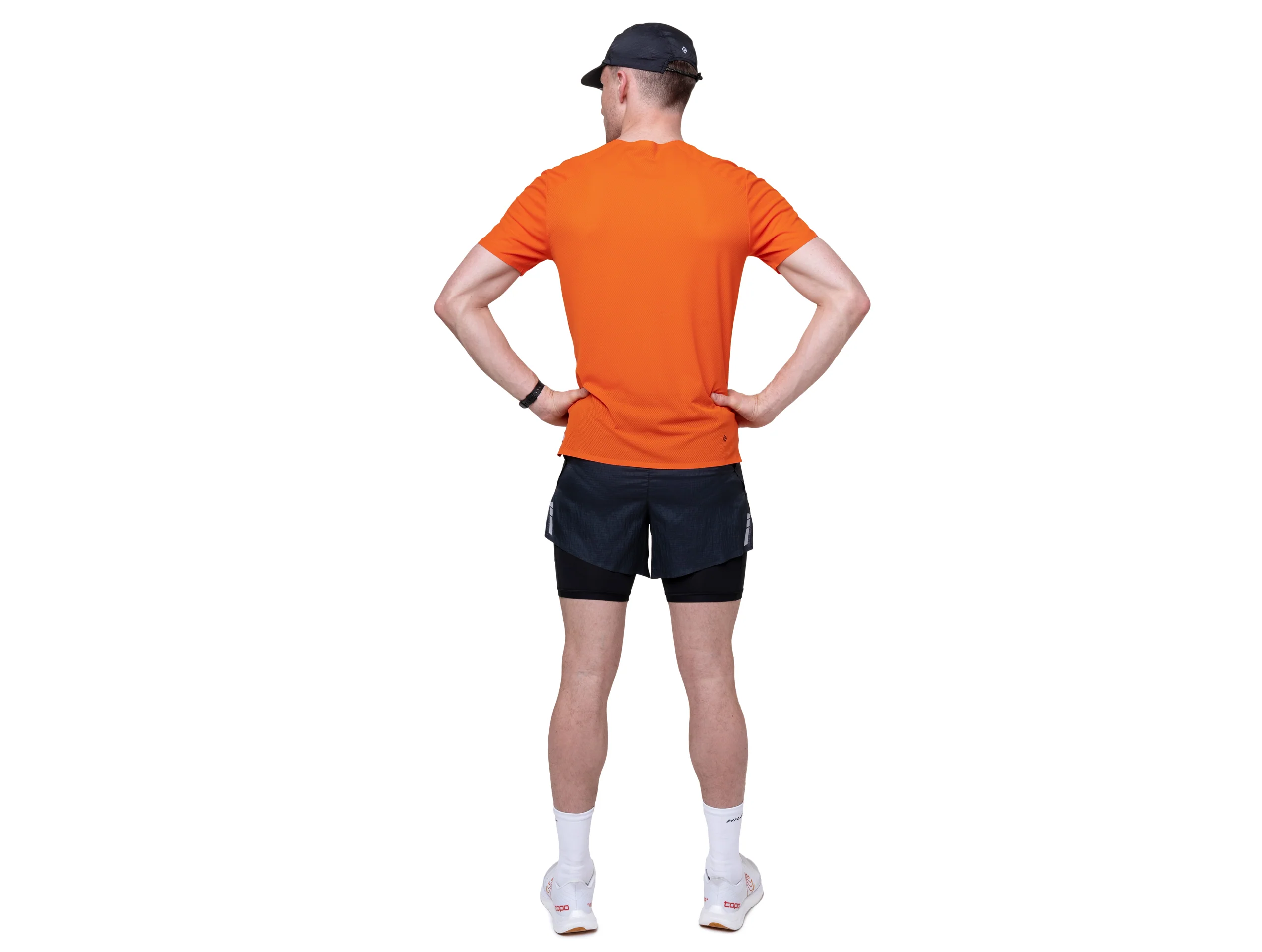 Ronhill Mens Tech Race Twin Short - All Black - SS26 - Image 5