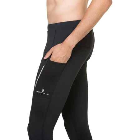 RonHill Men's Tech Reflect Tight - Black/Reflect - AW25 - Image 8