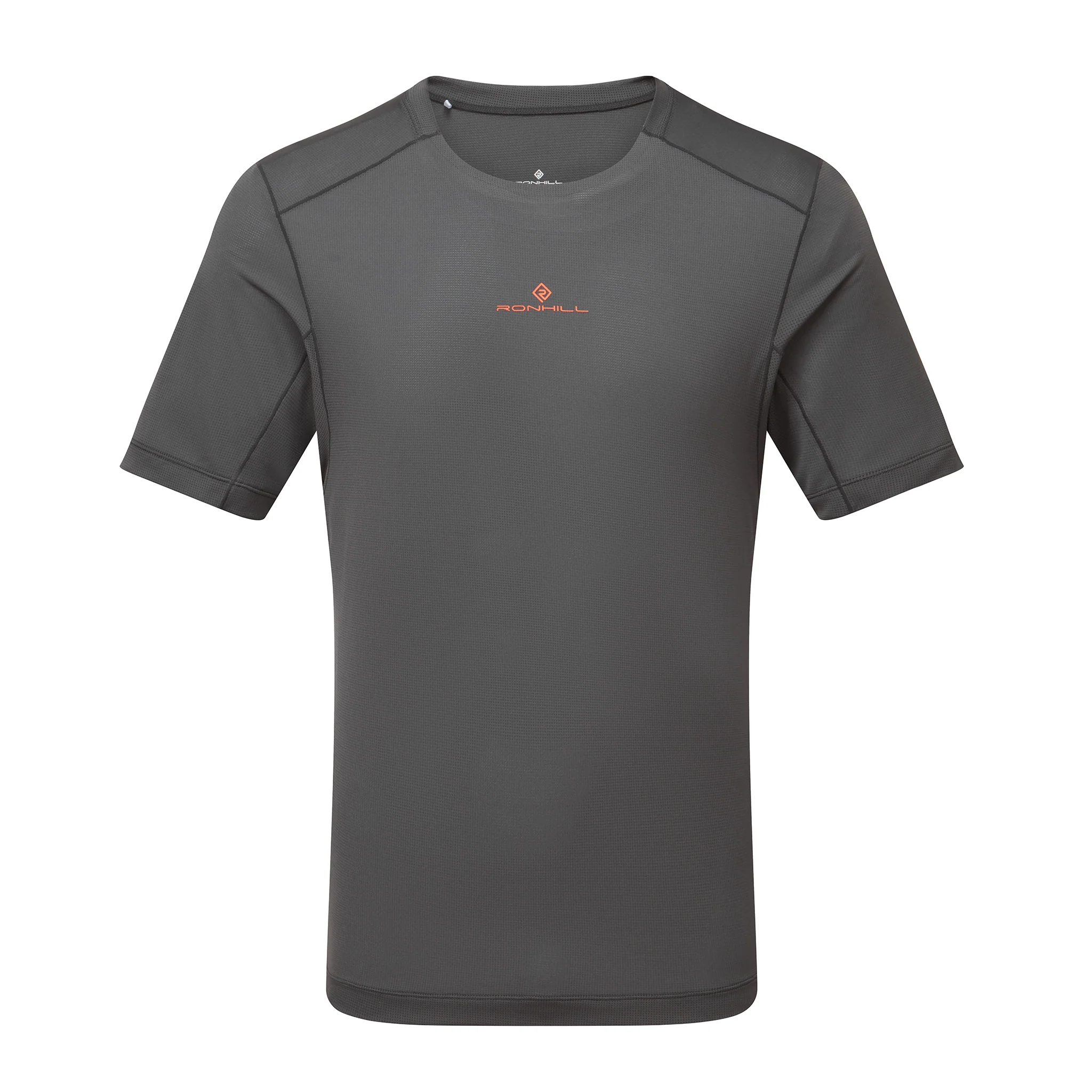 RonHill Mens Tech S/S Tee - Oxide/Ronhill Red - SS26