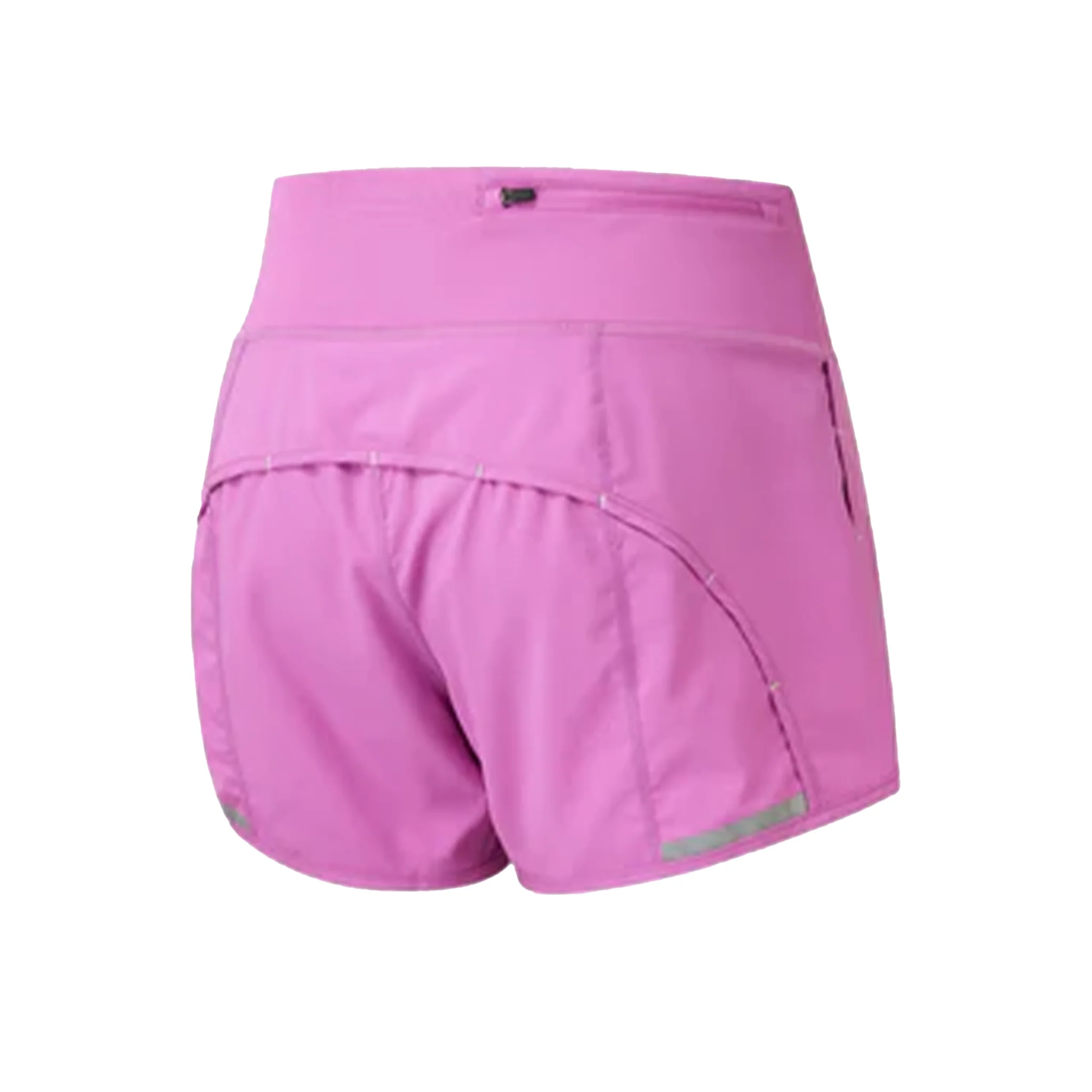 RonHill Womens Tech 4.5" Short - Fuschia / Honeydew - Image 2