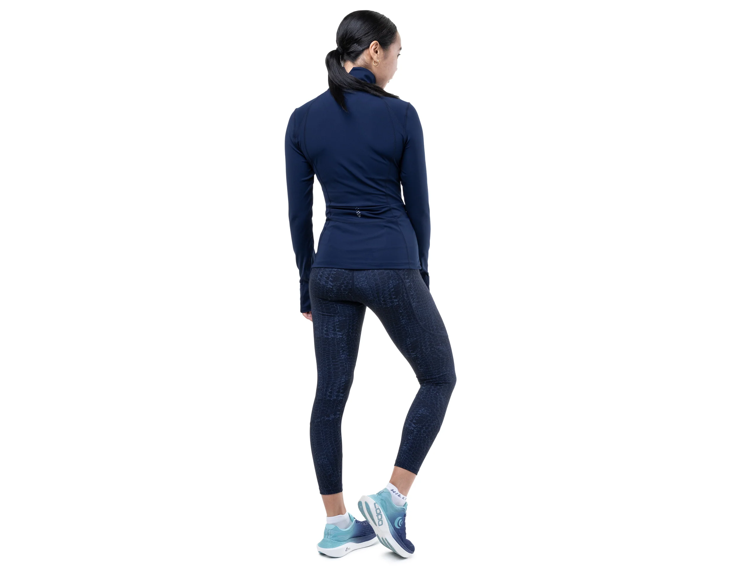 RonHill Womens Tech 7/8 Tight - Dark Navy/Serpent - SS26 - Image 6