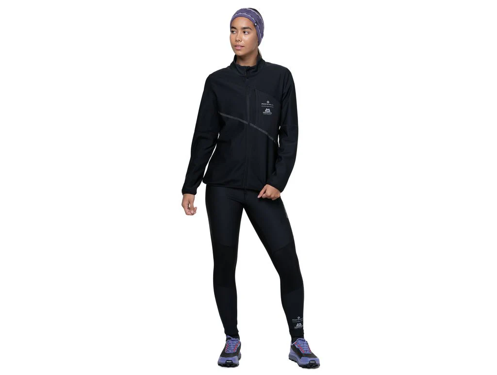 RonHill Womens Tech Gore-Tex Windstopper Jacket - All Black - AW25 - Image 3