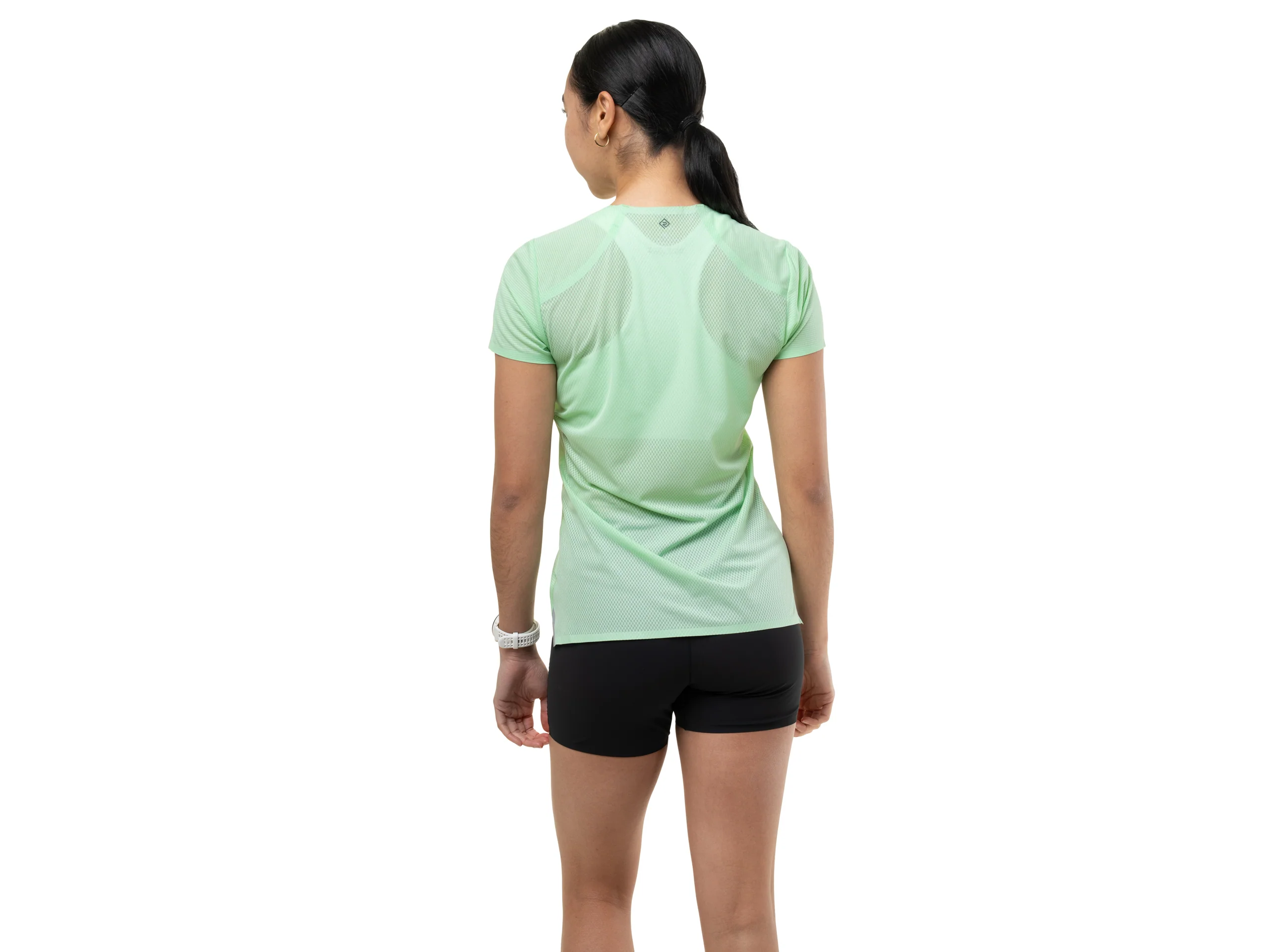 RonHill Womens Tech Race S/S Tee - Seafoam/Laurel - SS26 - Image 6