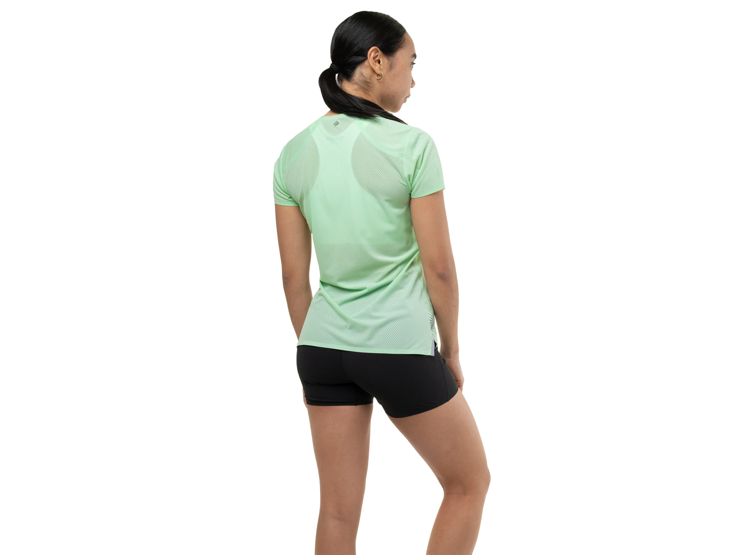 RonHill Womens Tech Race S/S Tee - Seafoam/Laurel - SS26 - Image 7