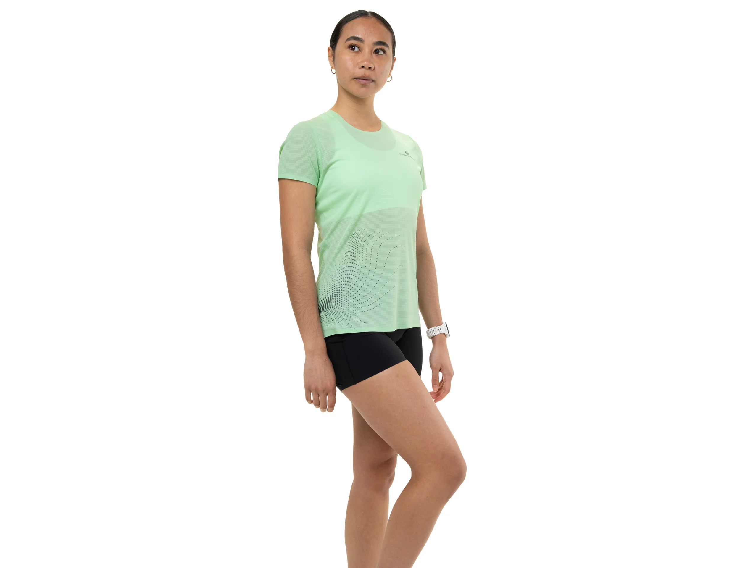 RonHill Womens Tech Race S/S Tee - Seafoam/Laurel - SS26 - Image 8