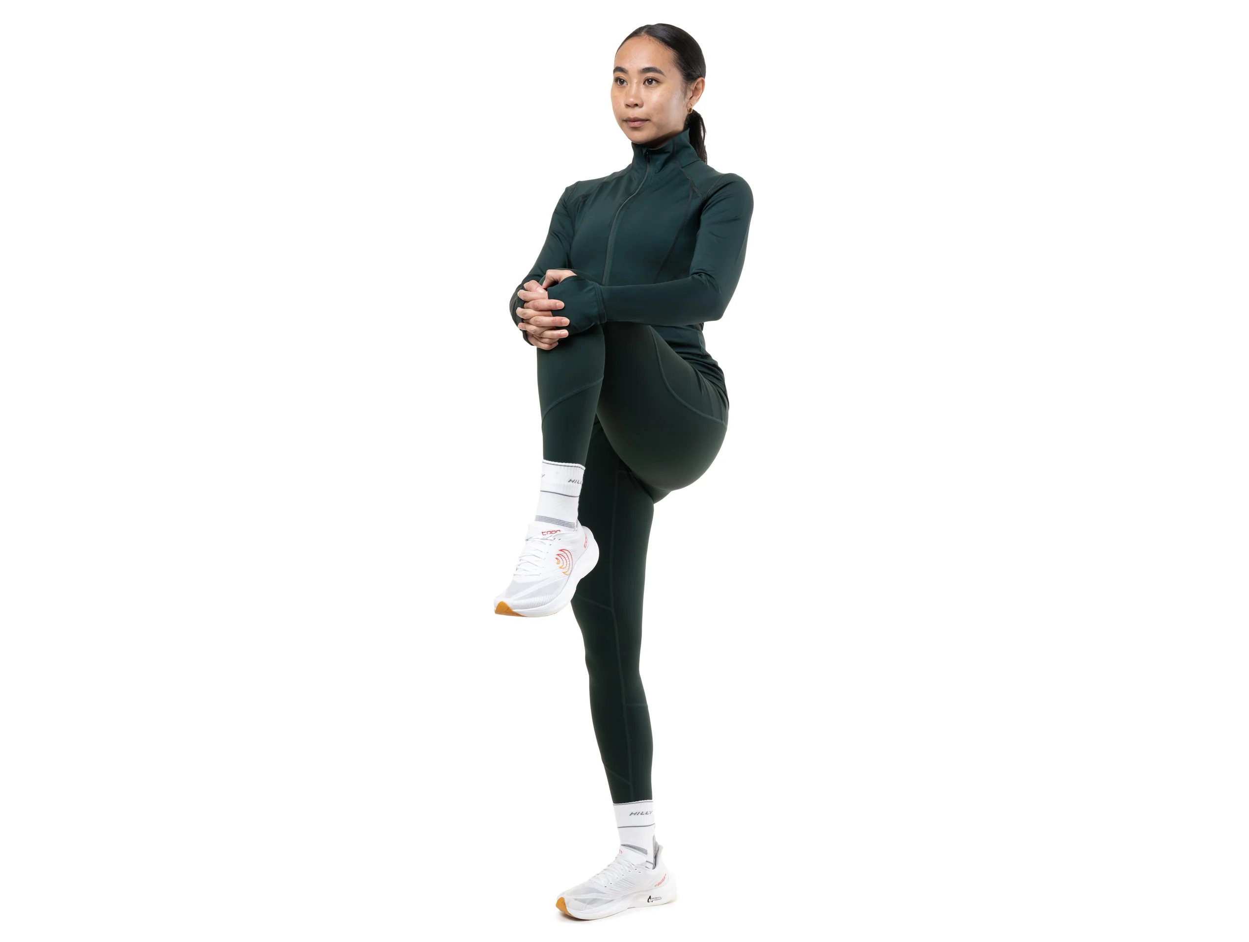 RonHill Womens Tech Tight - Dark Laurel - SS26 - Image 5
