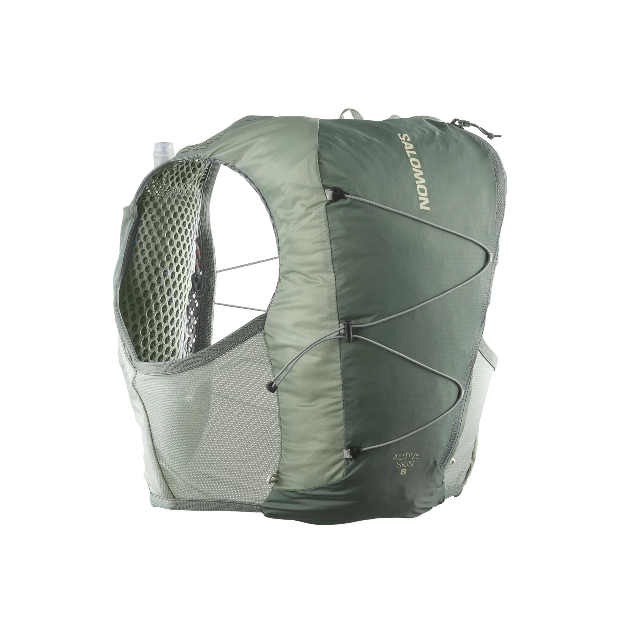 Salomon Active Skin 8 Unisex Vest with Flasks - Laurel Wreath/Lily Pad