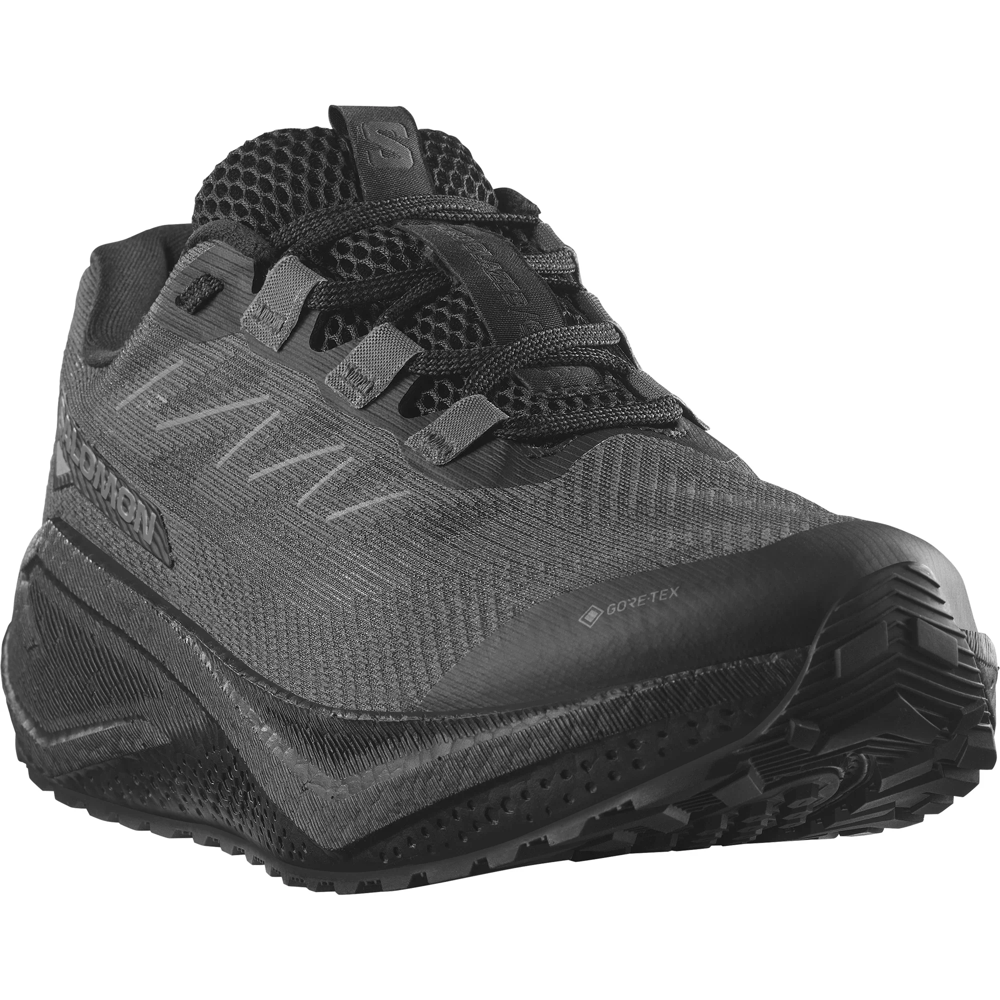 Salomon Mens Aero Blaze 3 GRVL GTX - Black/Asphalt/Black - Trail - AW25 - Image 4