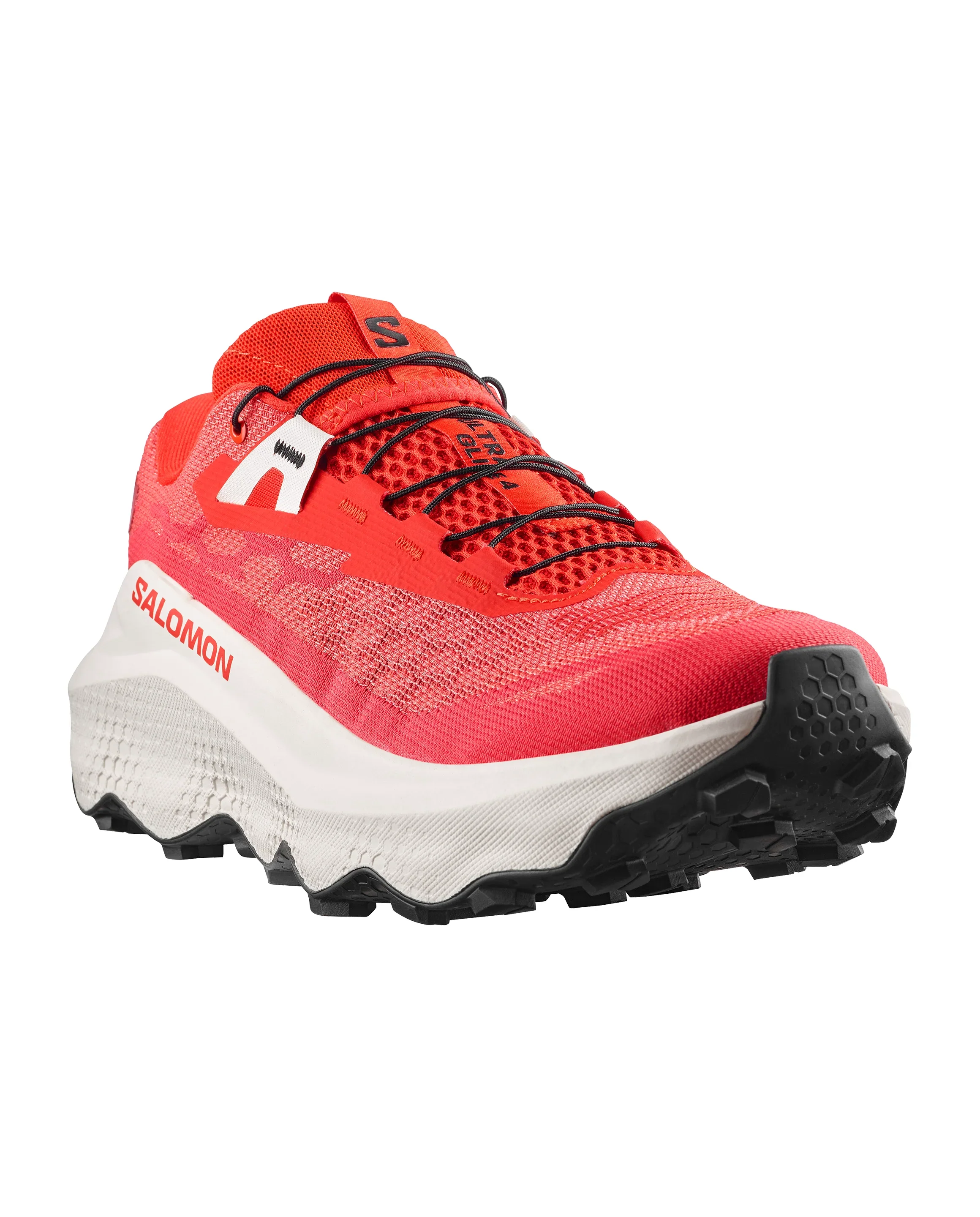 Salomon Mens Ultra Glide 4 - Fiery Red/Vanilla Ice/Black - Trail - SS26 - Image 4