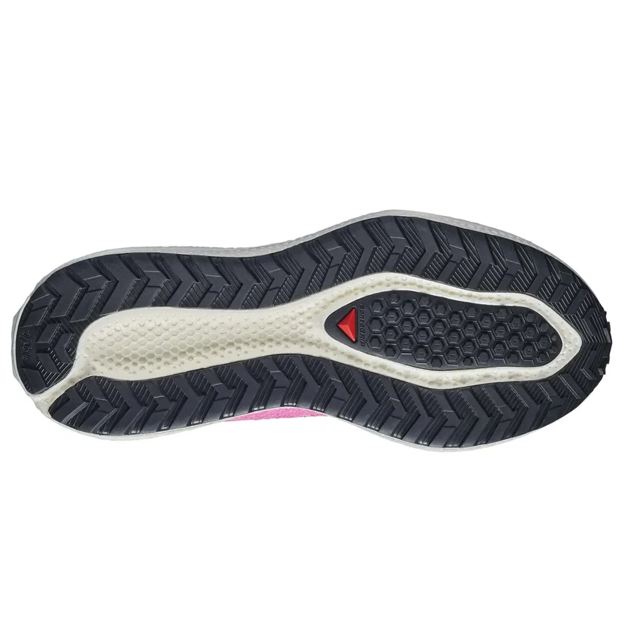 Salomon Womens Aero Glide 4 GRVL - Vanilla Ice/Knockout Pink - Trail - SS26 - Image 2