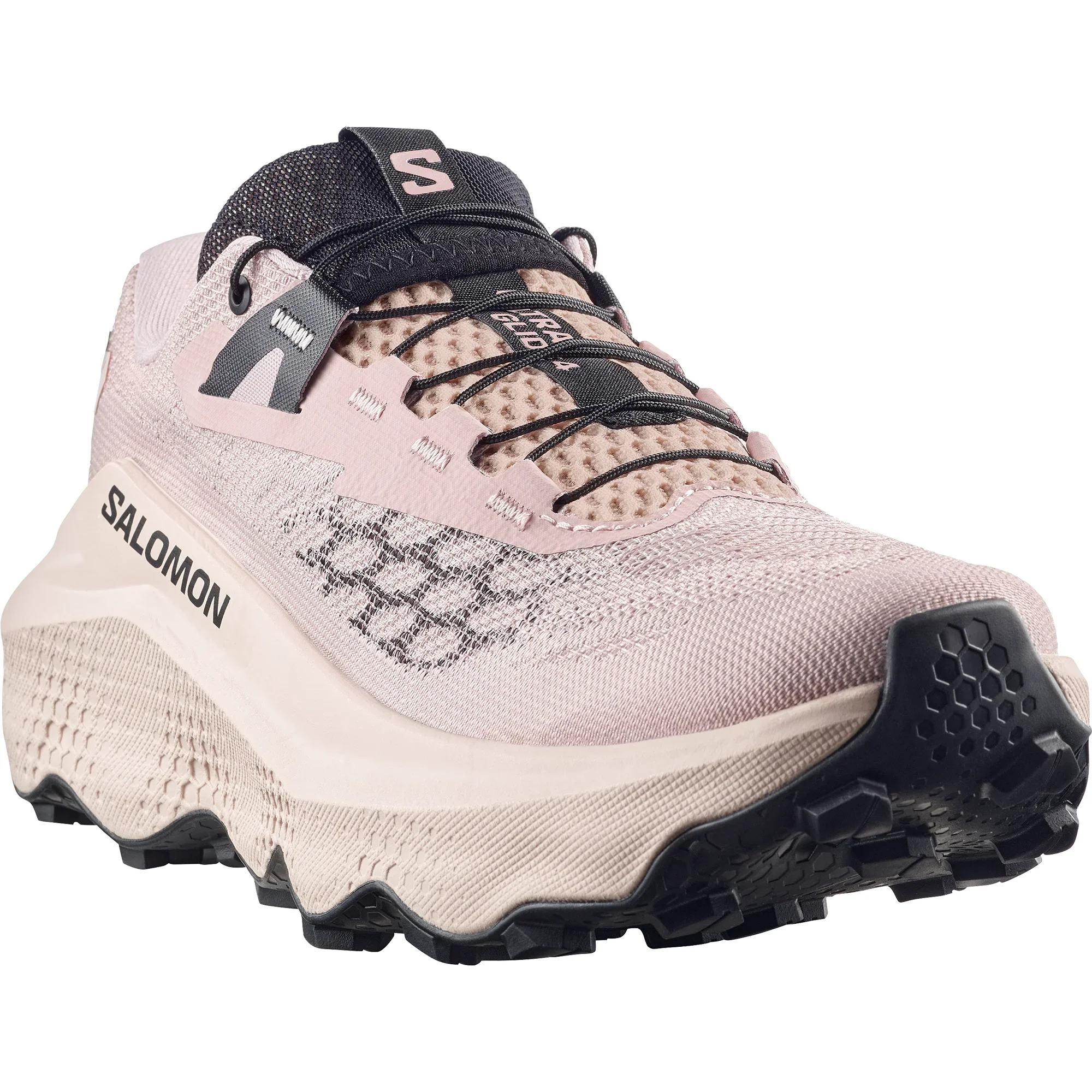 Salomon Womens Ultra Glide 4 - Shadow Grey/Tapioca/Black - Trail - SS26 - Image 4