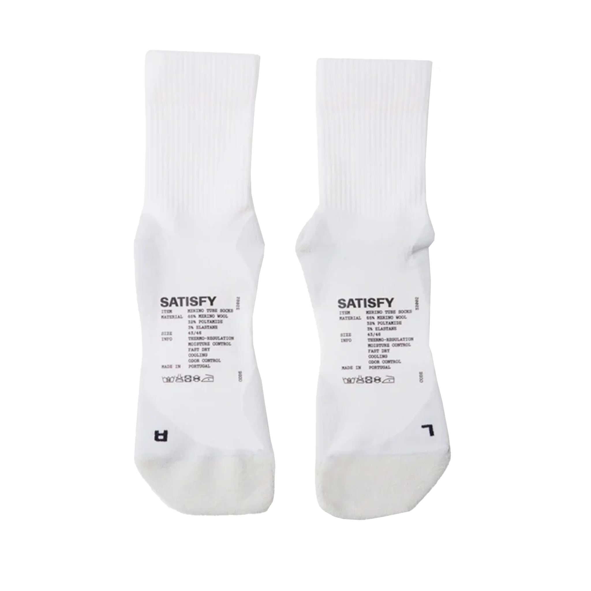 Satisfy Merino Nylon Tube Socks - Off-White - SS26 - Image 2