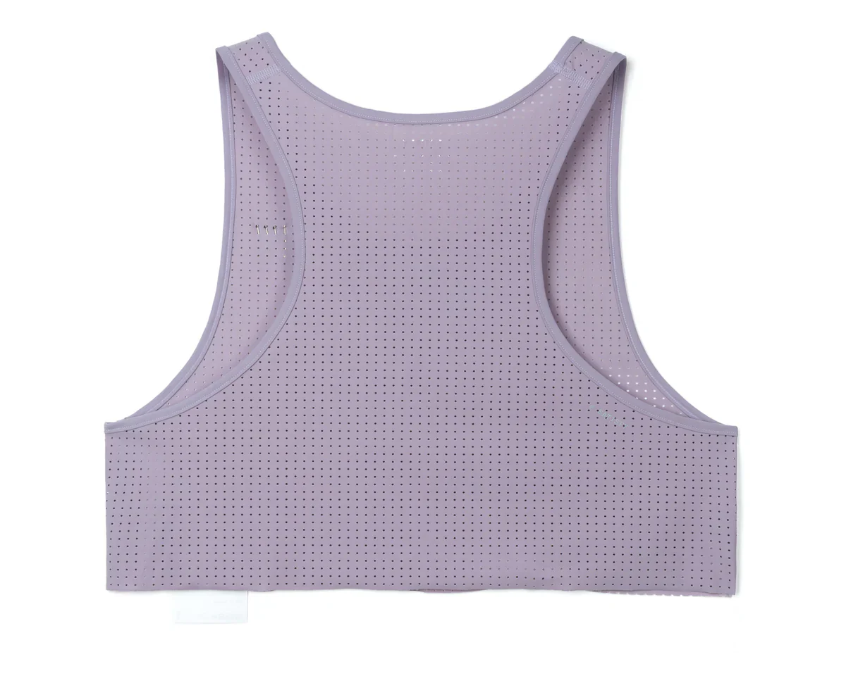 Satisfy Womens Space-O Singlet Cropped - Dusk - SS26 - Image 2