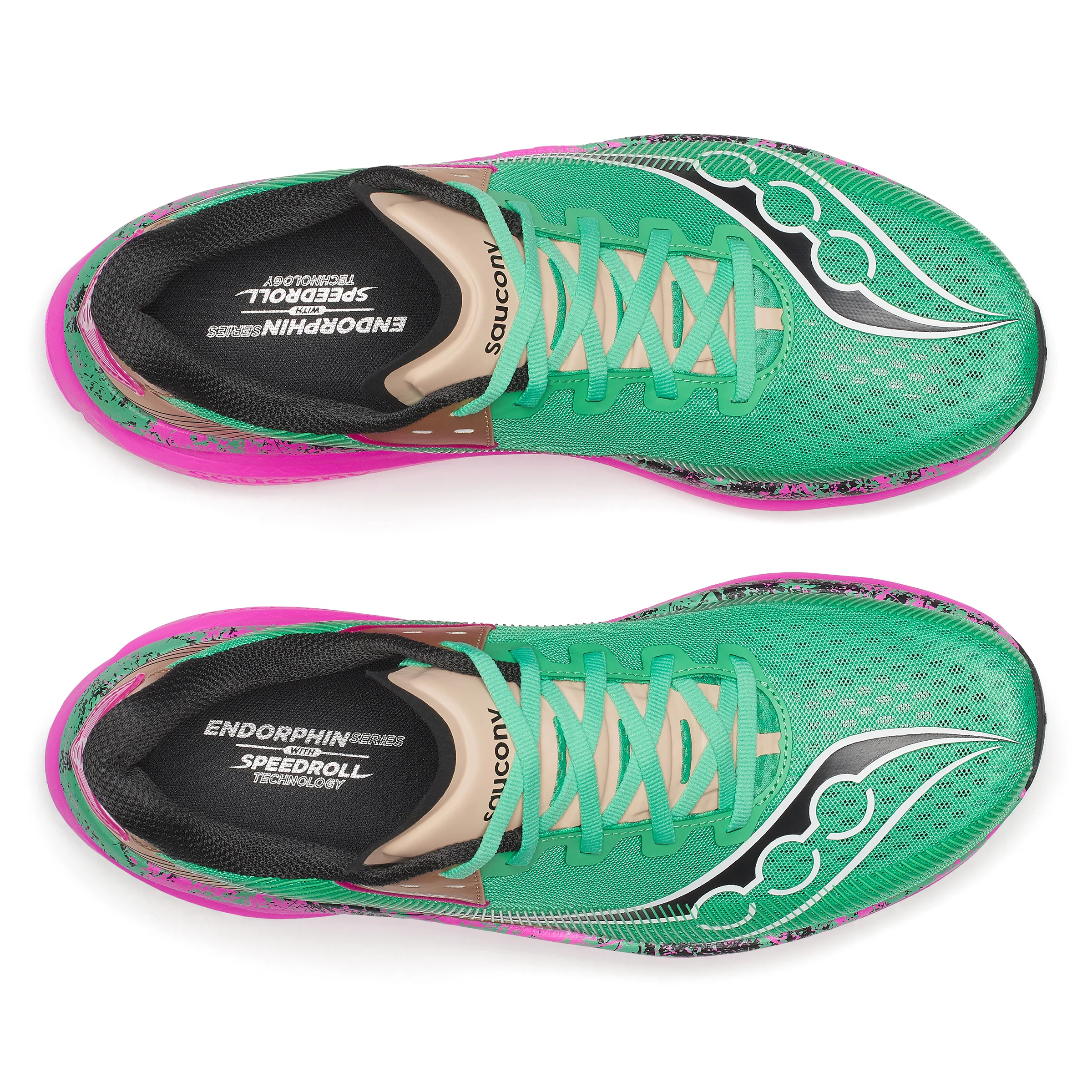 Saucony Mens Endorphin Azura - Garden/Black - Neutral - SS26 - Image 4