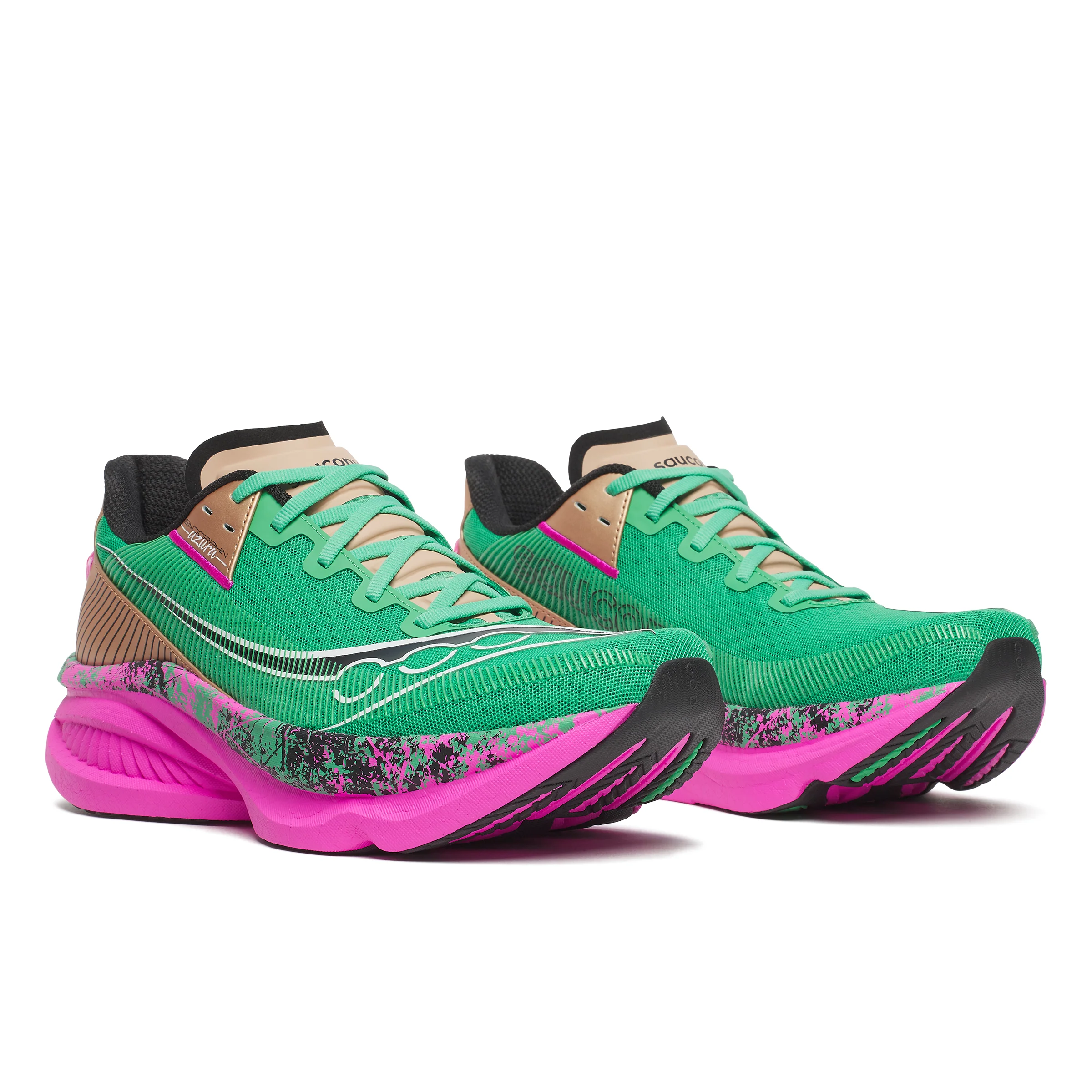 Saucony Mens Endorphin Azura - Garden/Black - Neutral - SS26 - Image 5
