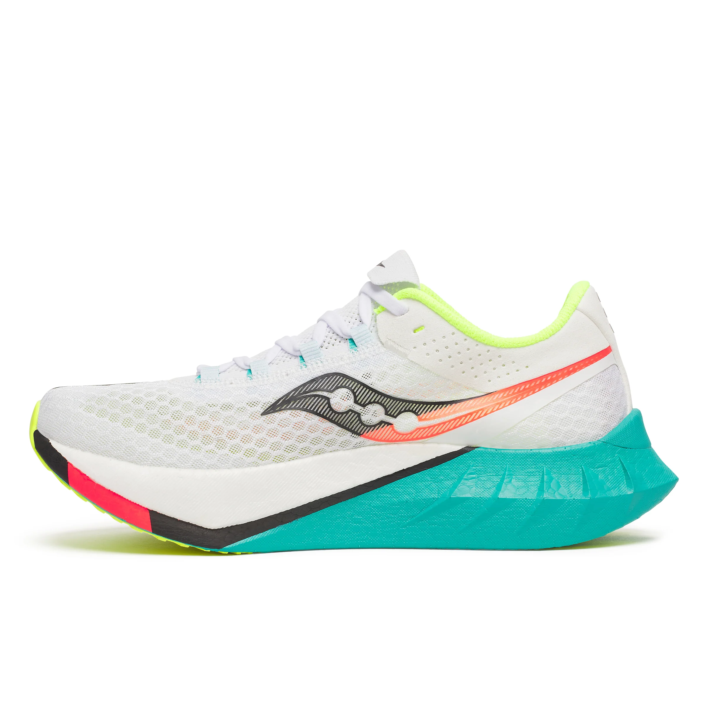 Saucony Mens Endorphin Pro 4 - White/Mutant - Neutral - AW25 - Image 4