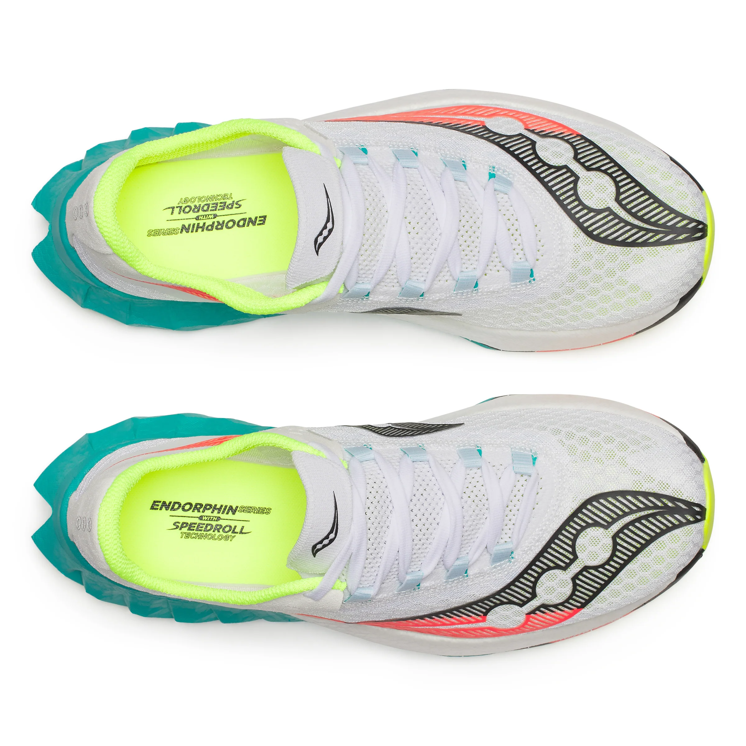 Saucony Mens Endorphin Pro 4 - White/Mutant - Neutral - AW25 - Image 6