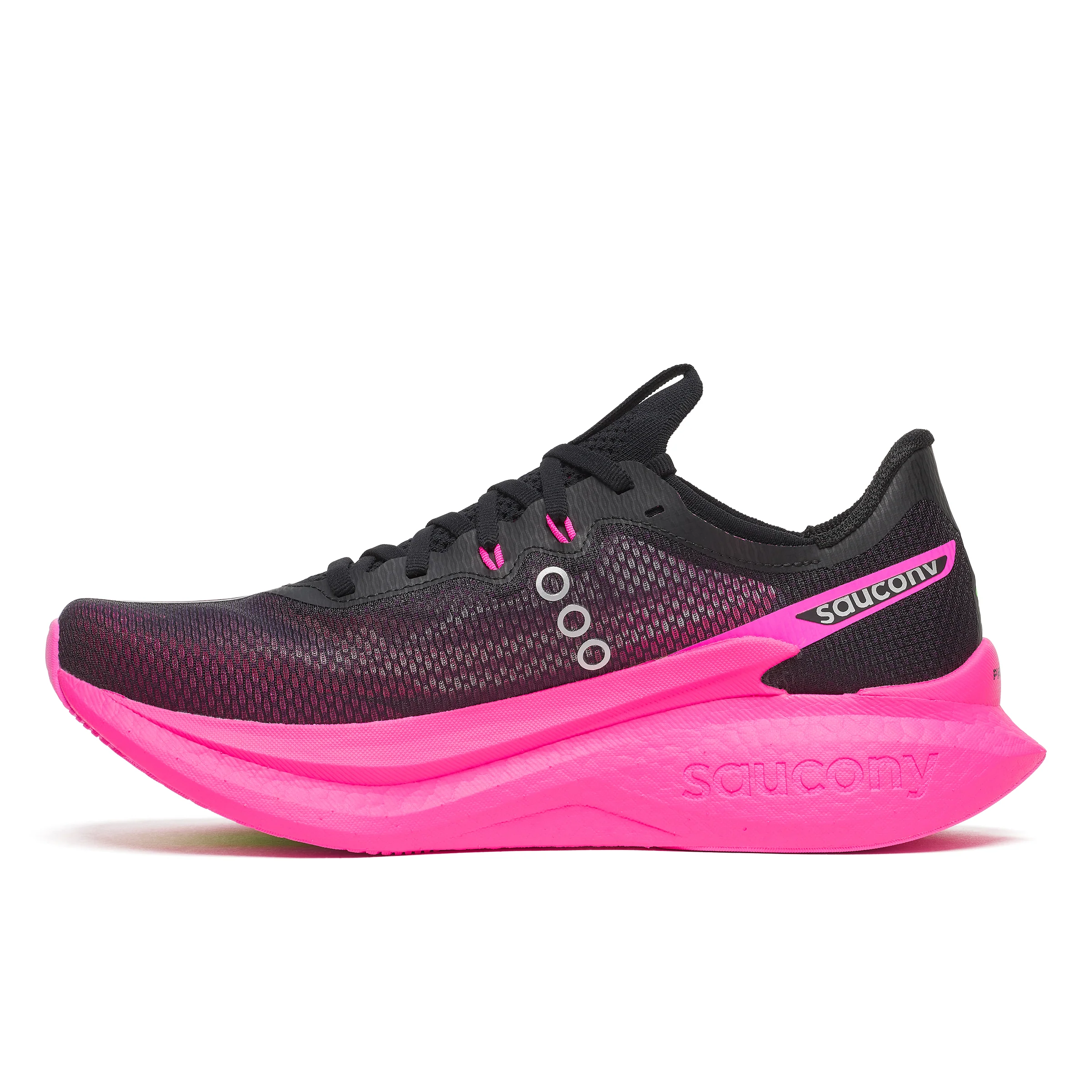 Saucony Mens Endorphin Pro 5 - Black/Shock - Neutral - SS26 - Image 3