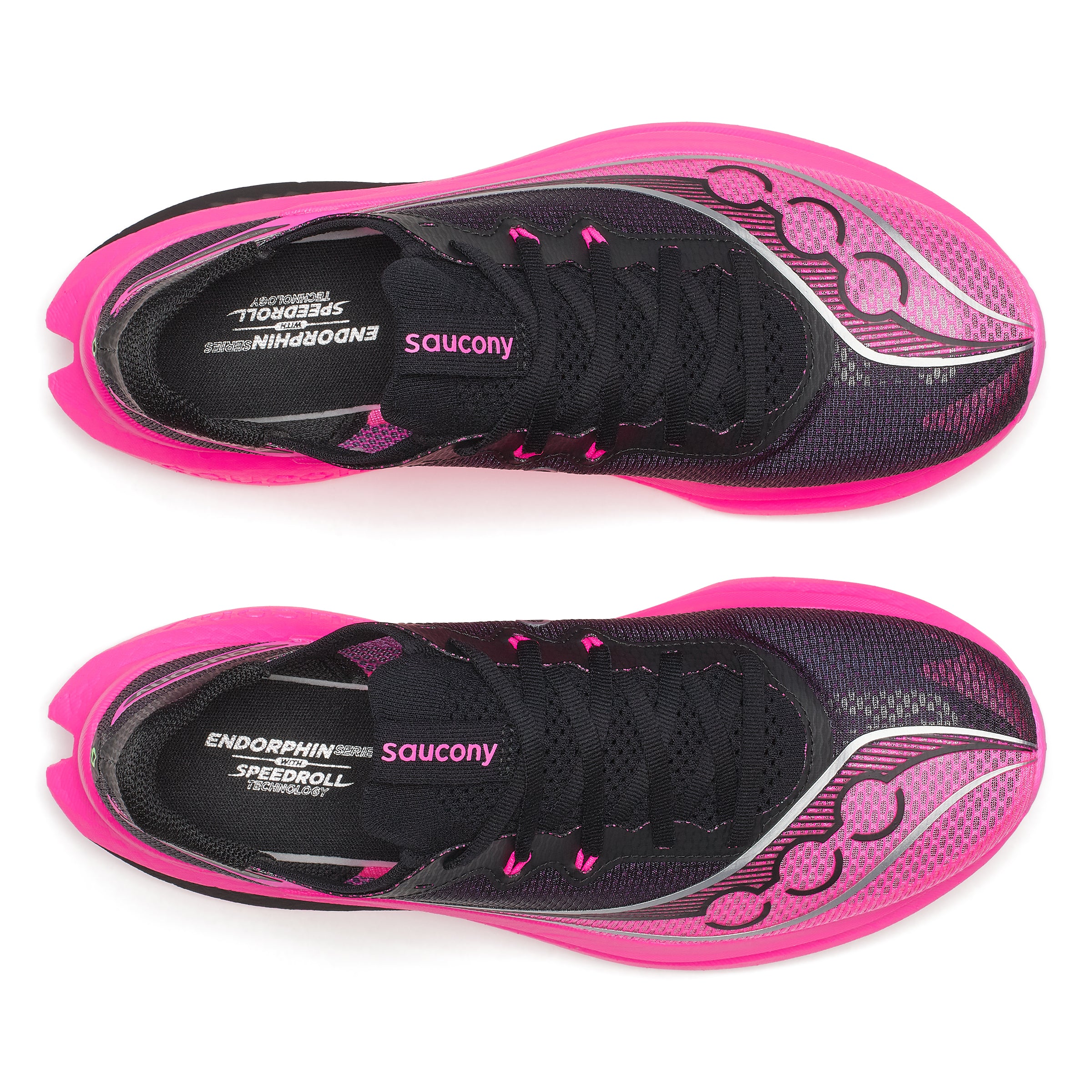 Saucony Mens Endorphin Pro 5 - Black/Shock - Neutral - SS26 - Image 4