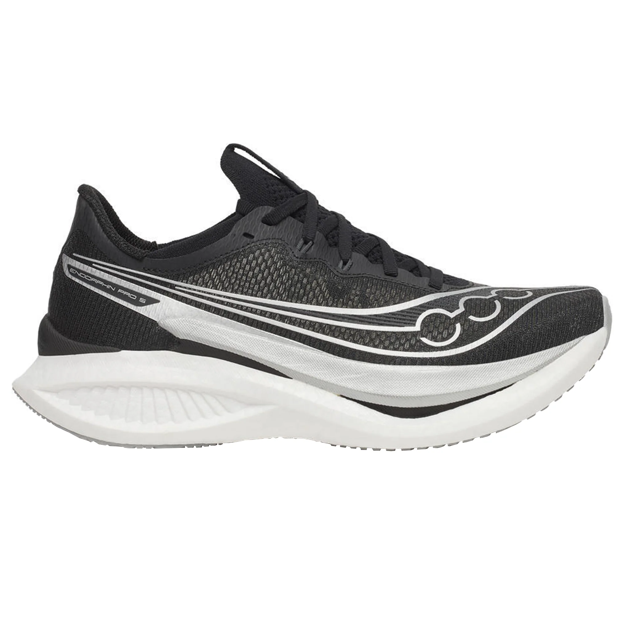 Saucony Mens Endorphin Pro 5 - Black/Silver - Neutral - SS26