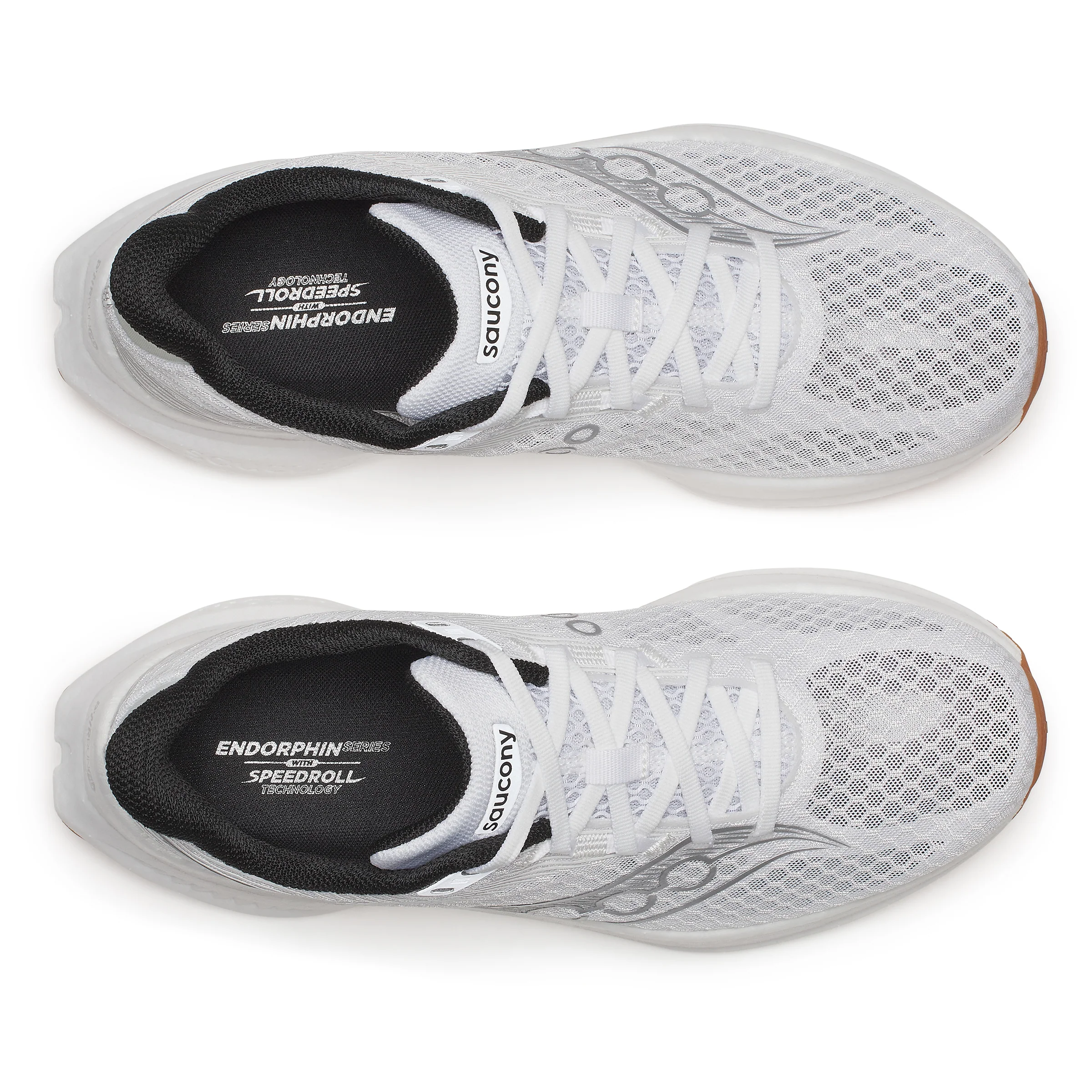 Saucony Mens Endorphin Speed 5 - White/Gum - Neutral - AW25 - Image 6