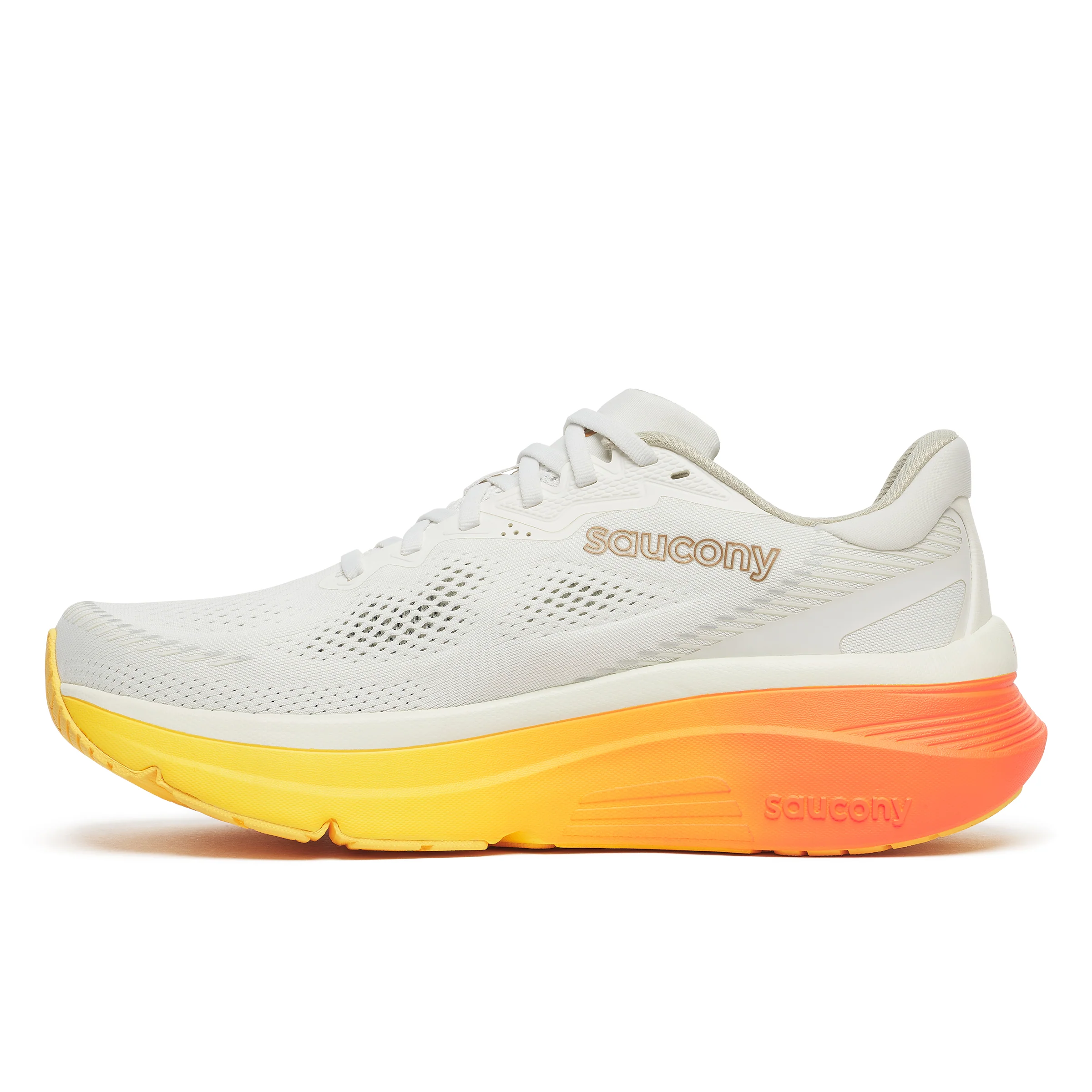 Saucony Mens Guide 19 - Ivory/Fire - Stability - SS26 - Image 3