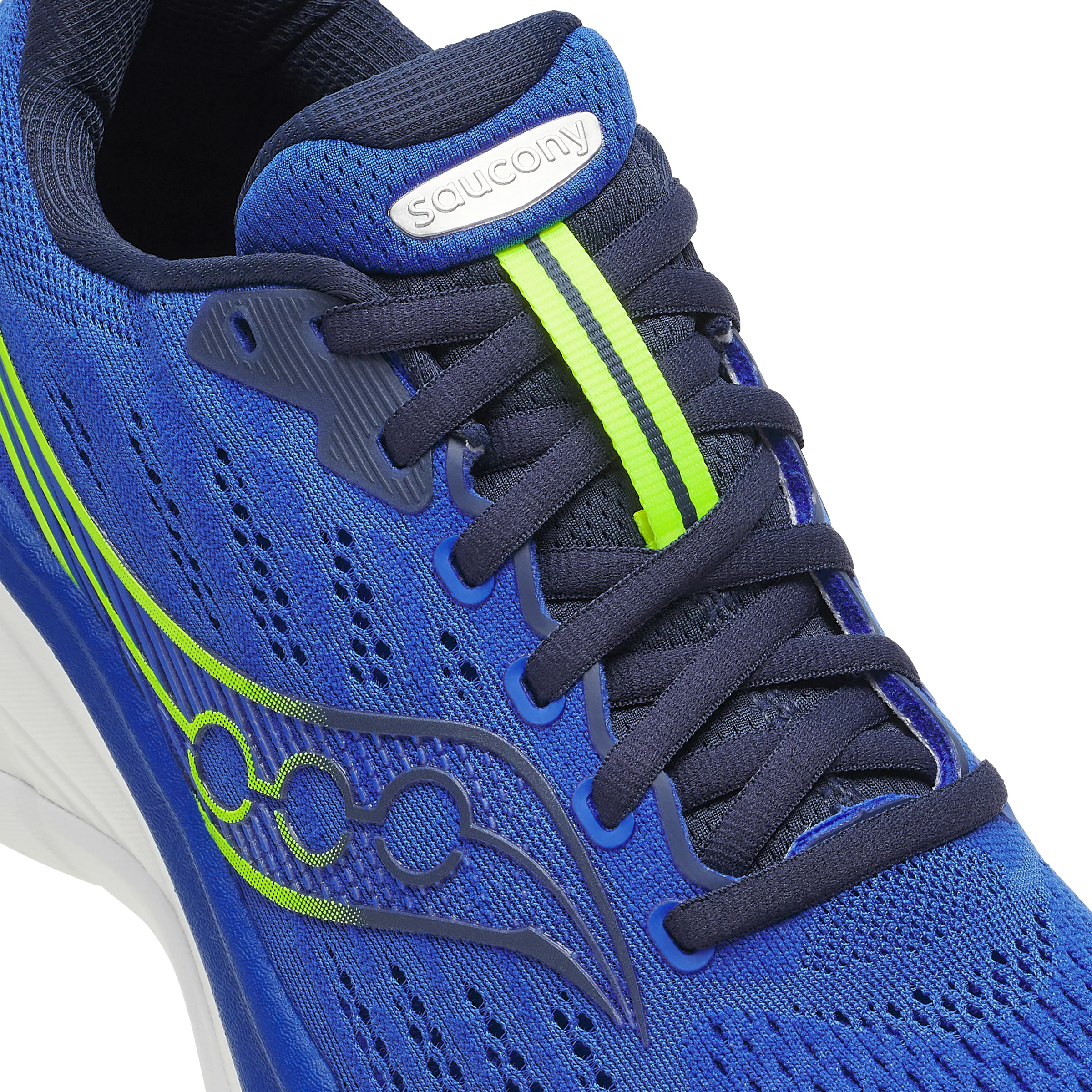 Saucony Mens Hurricane 25 - Lapis/Citron - Stability - AW25 - Image 6