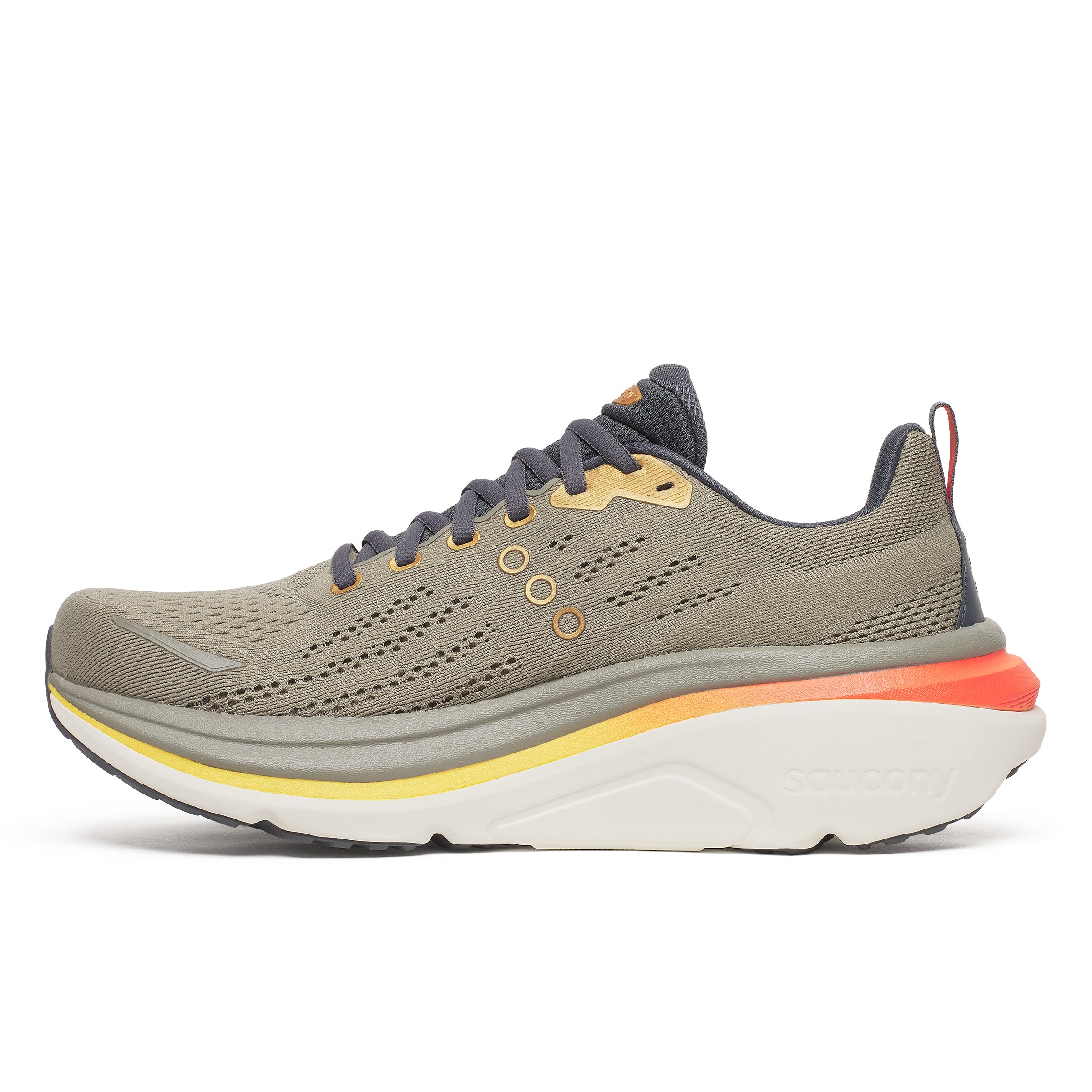 Saucony Mens Hurricane 25 - Laurel/Fire - Stability - SS26 - Image 3