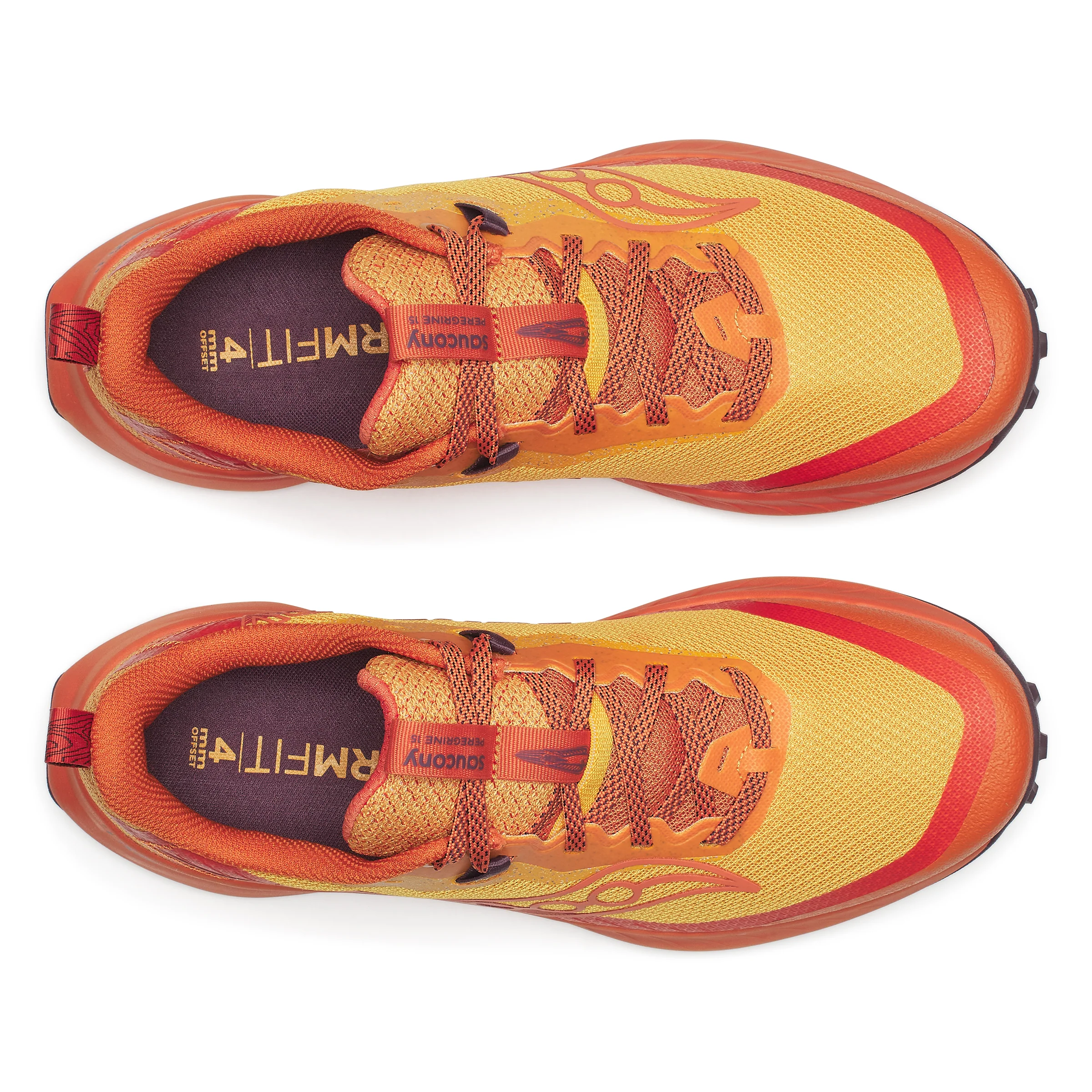 Saucony Mens Peregrine 15 - Autumn/Amber - Trail - AW25 - Image 4