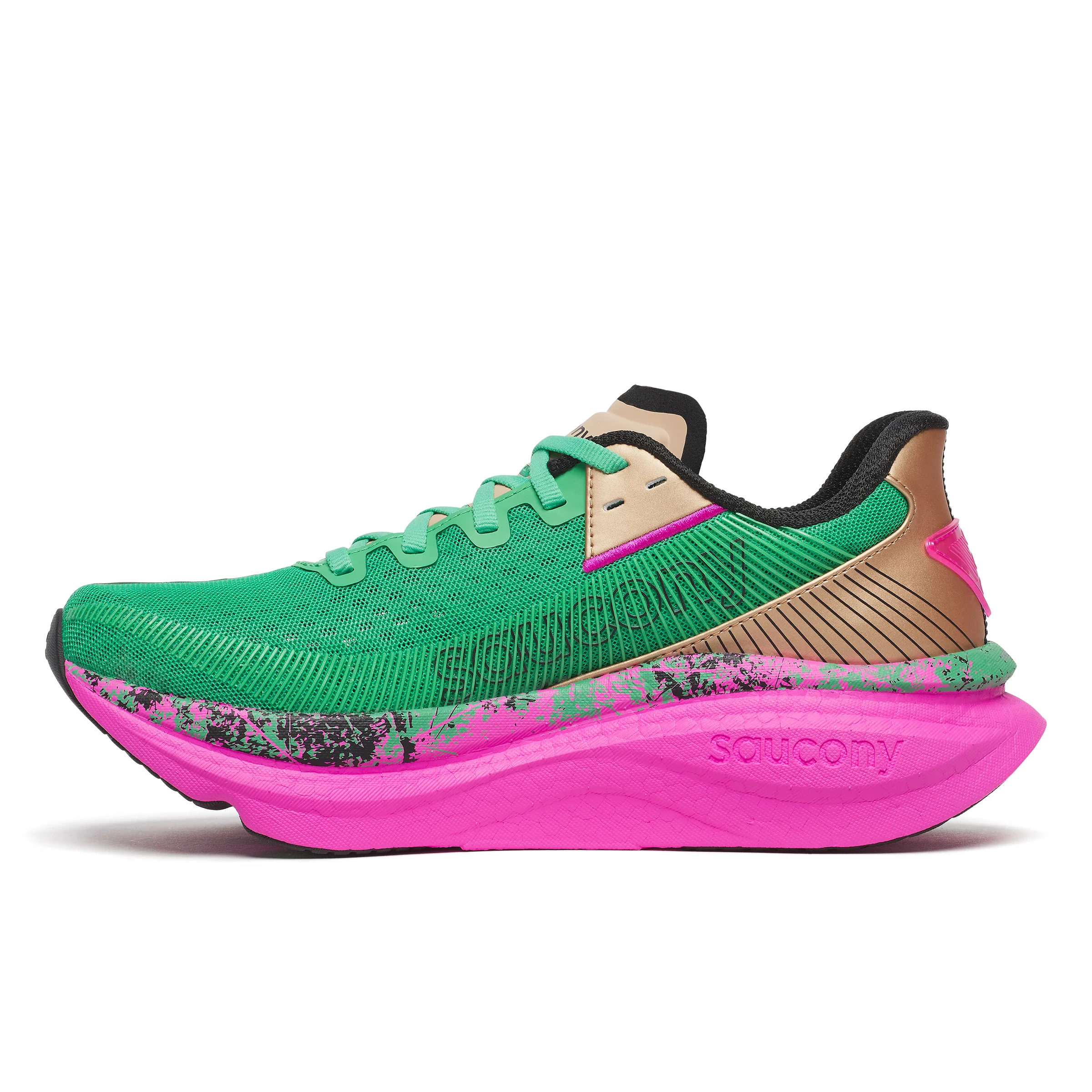 Saucony Womens Endorphin Azura - Garden/Black - Neutral - SS26 - Image 3