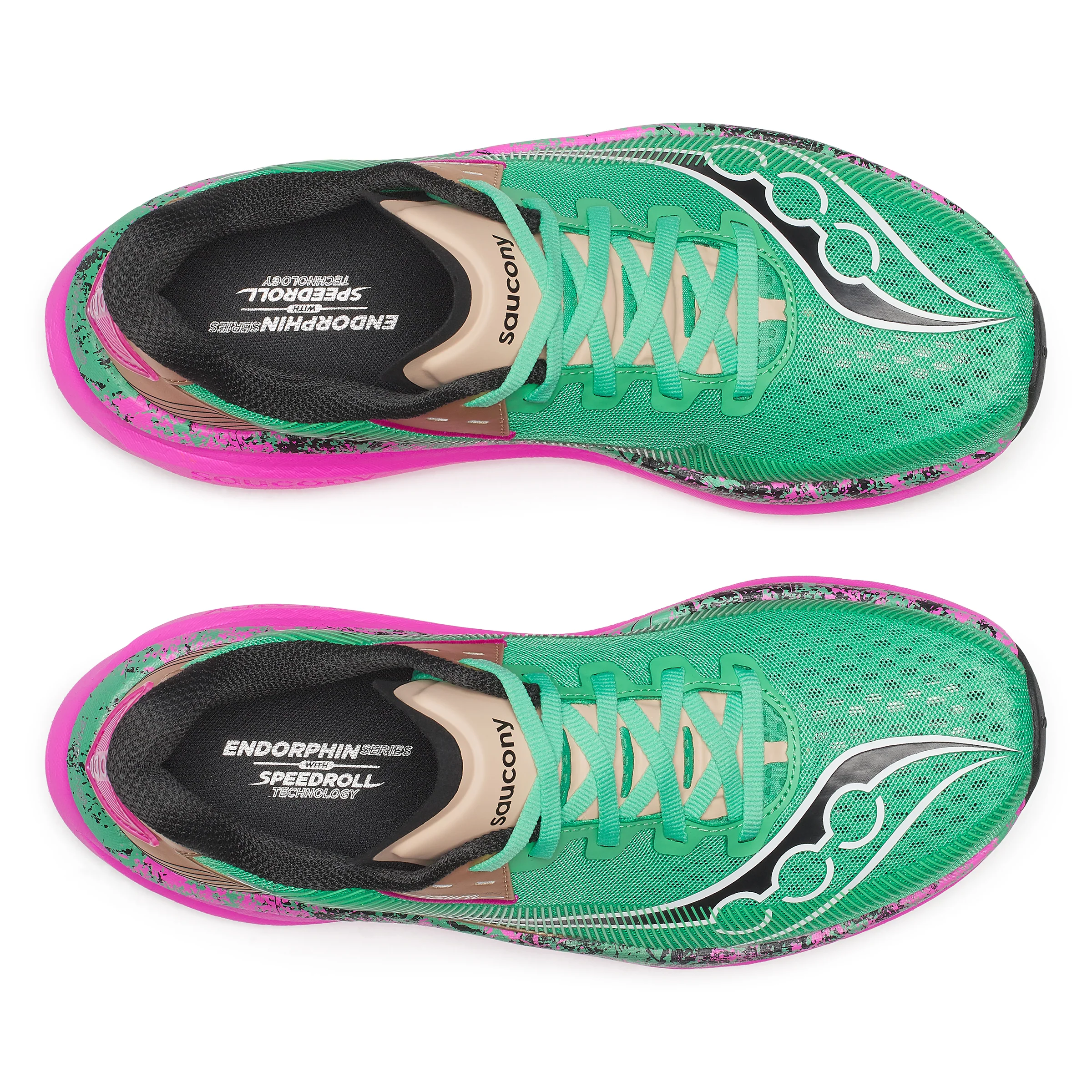 Saucony Womens Endorphin Azura - Garden/Black - Neutral - SS26 - Image 4