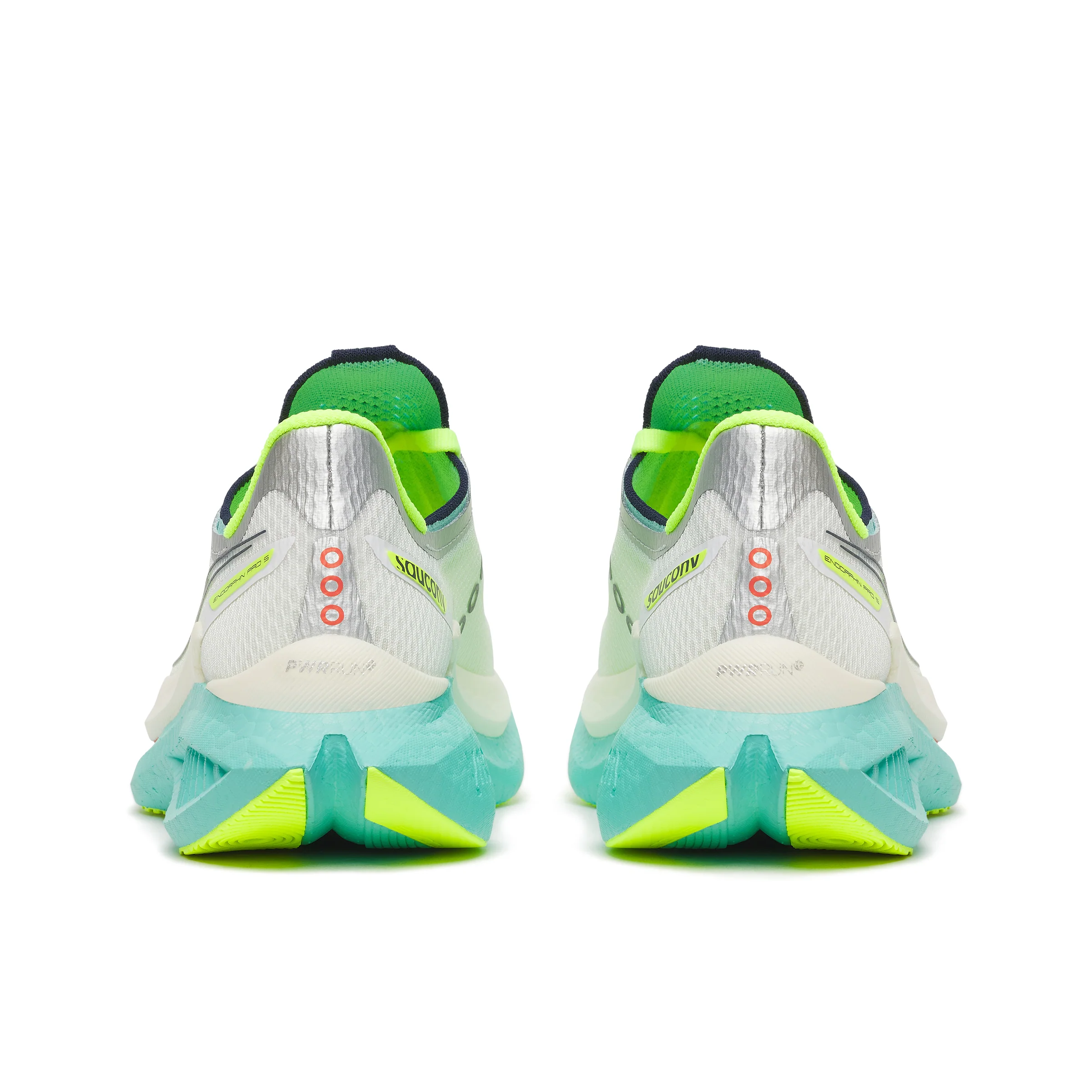 Saucony Womens Endorphin Pro 5 - White/Splash - Neutral - SS26 - Image 6