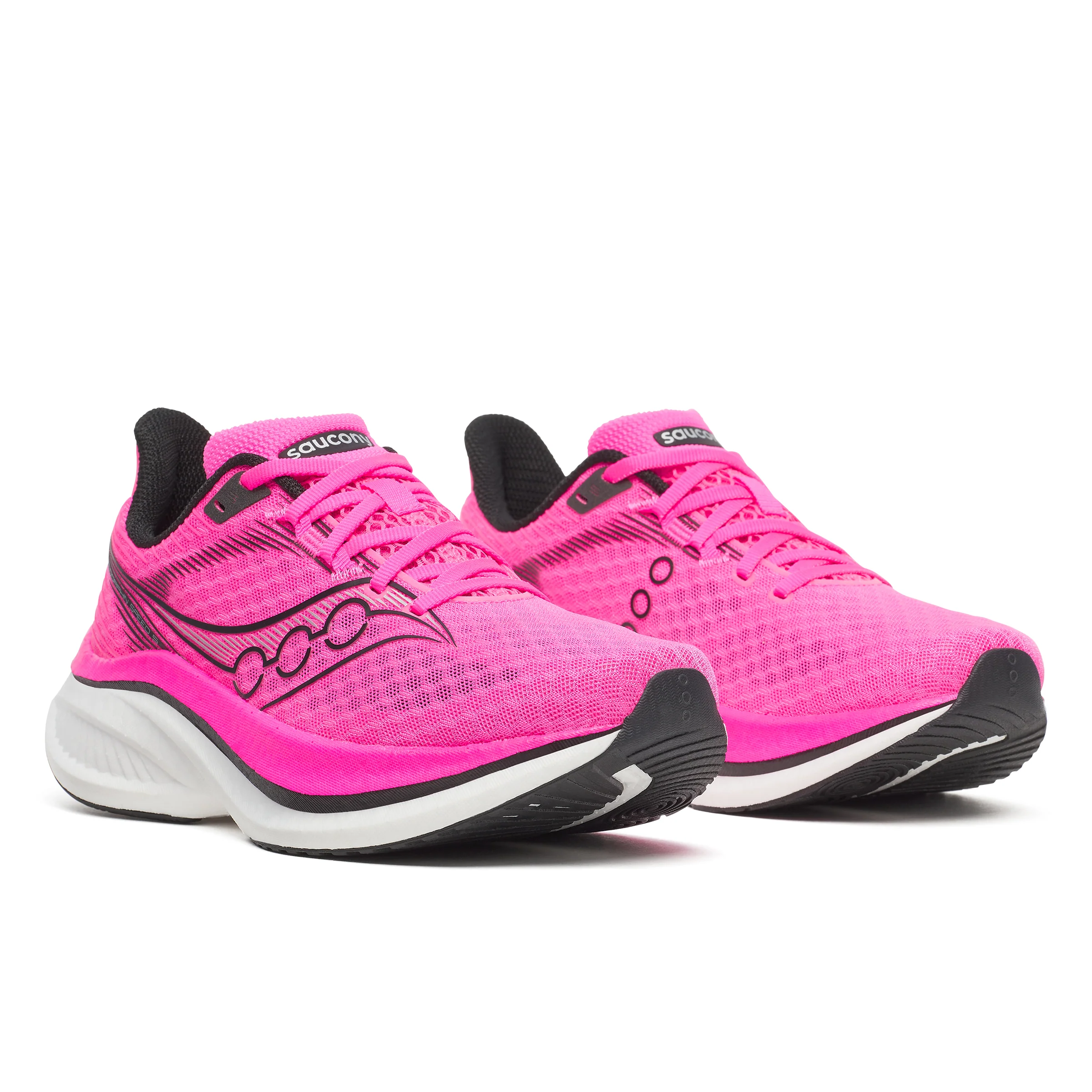 Saucony Mens Endorphin Speed 5 - Shock/Black - Neutral - SS26 - Image 3