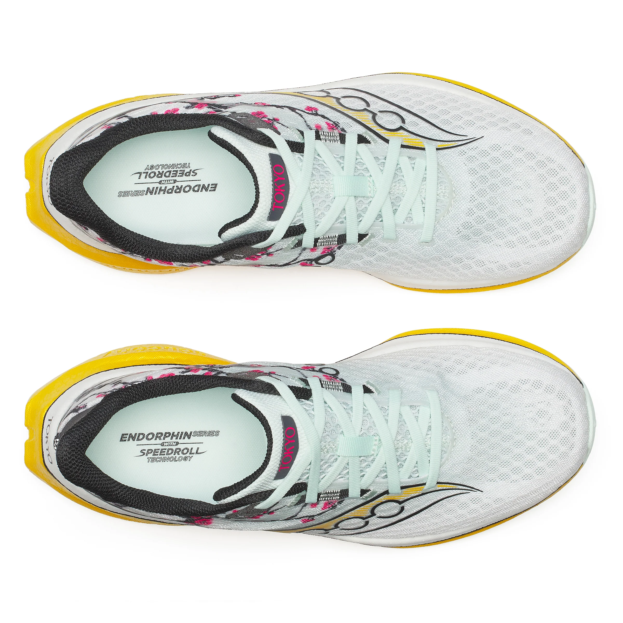 Saucony Womens Endorphin Speed 5 - White/Fleur - Neutral - SS26 - Image 6