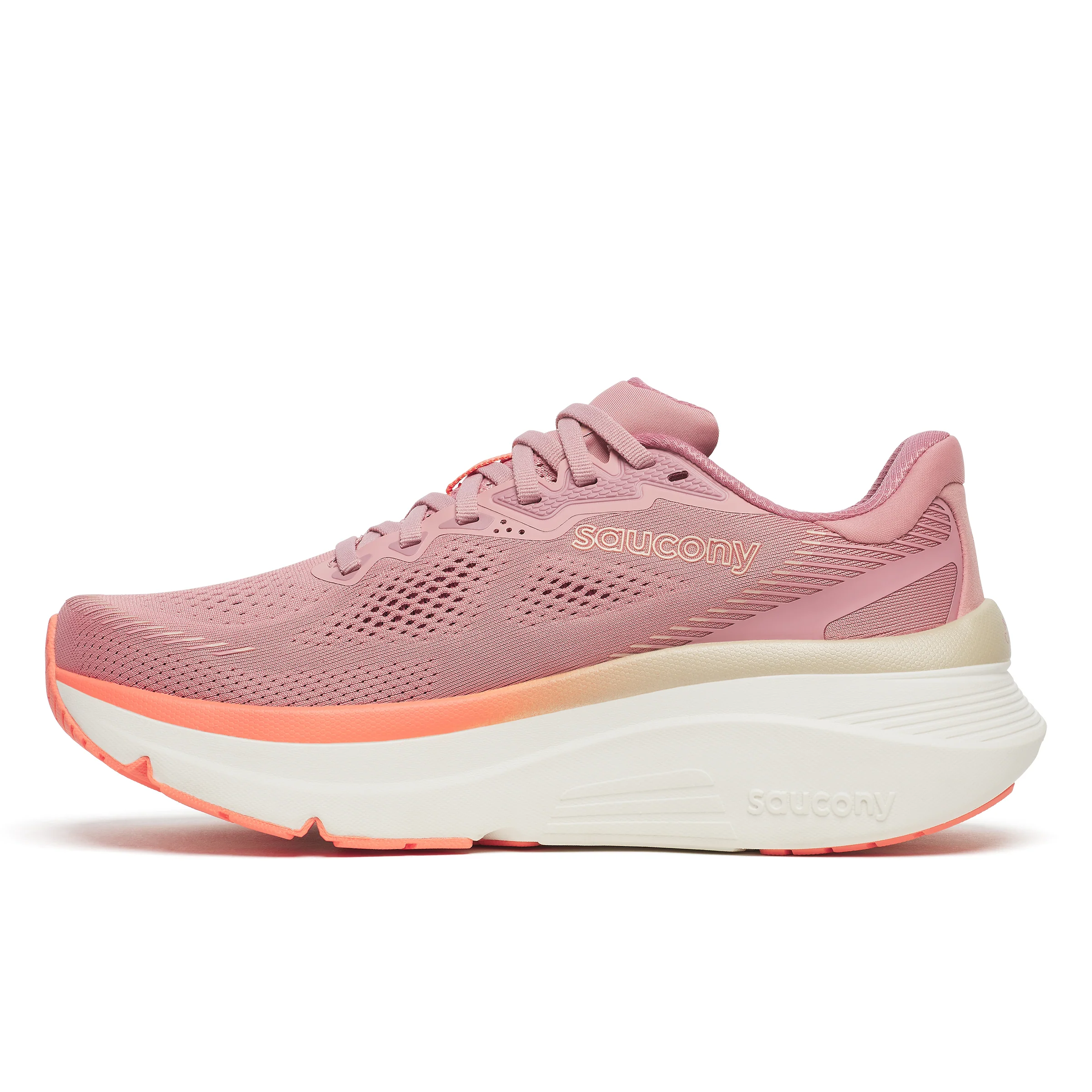 Saucony Womens Guide 19 - Mauve/Salmon - Stability - SS26 - Image 3