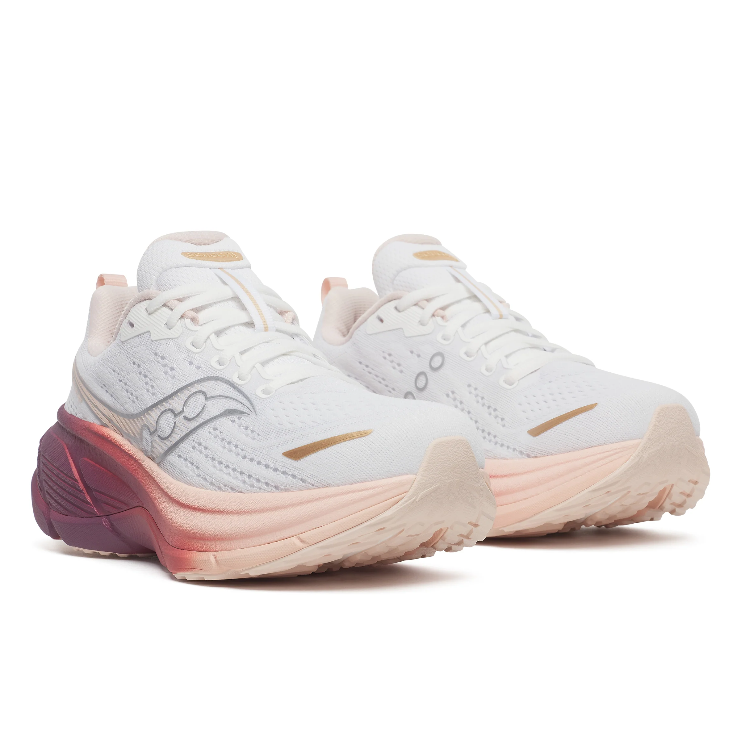 Saucony Womens Hurricane 25 - White/Cameo - Stability - AW25 - Image 6
