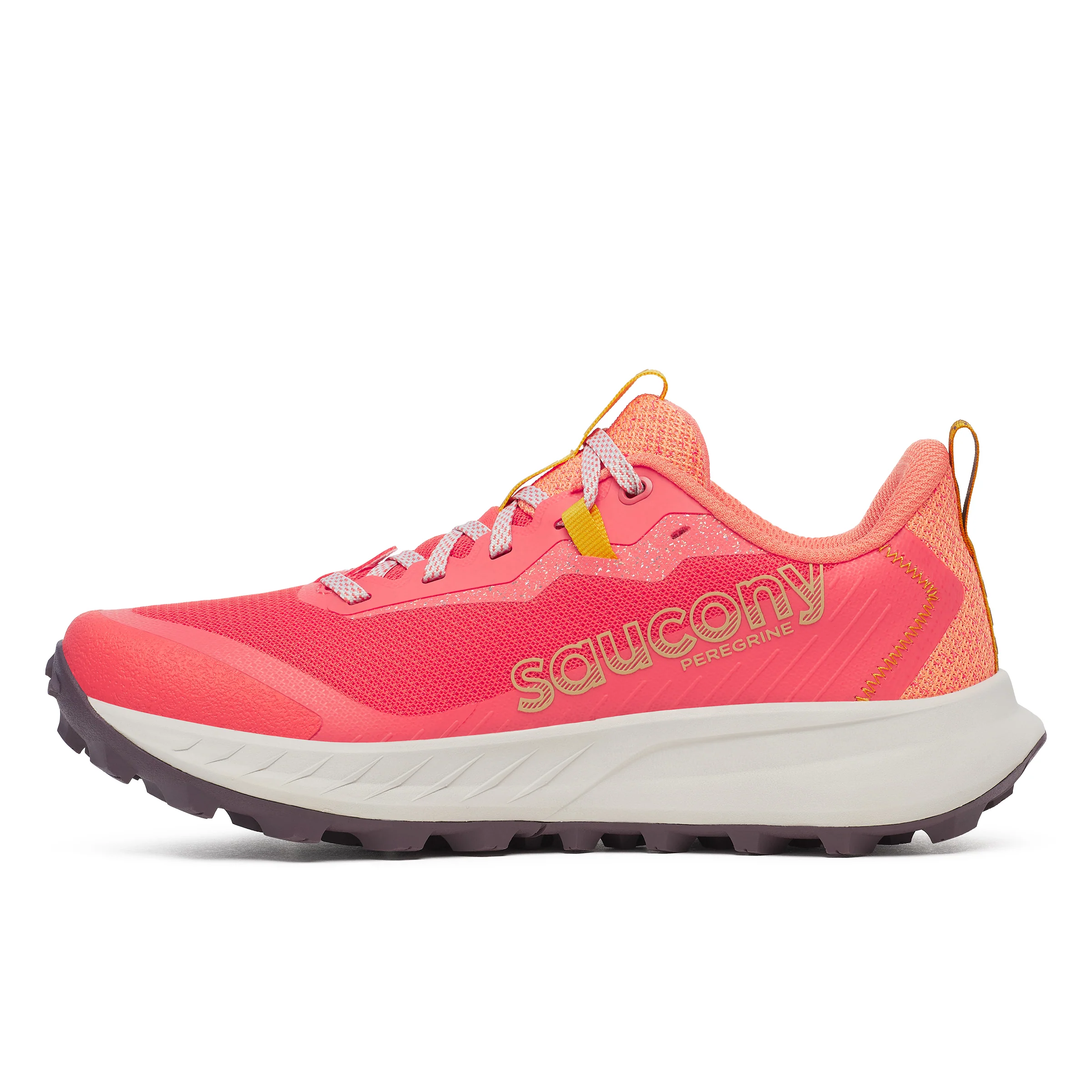 Saucony Womens Peregrine 15 - Coral/Salmon - Trail - AW25 - Image 3