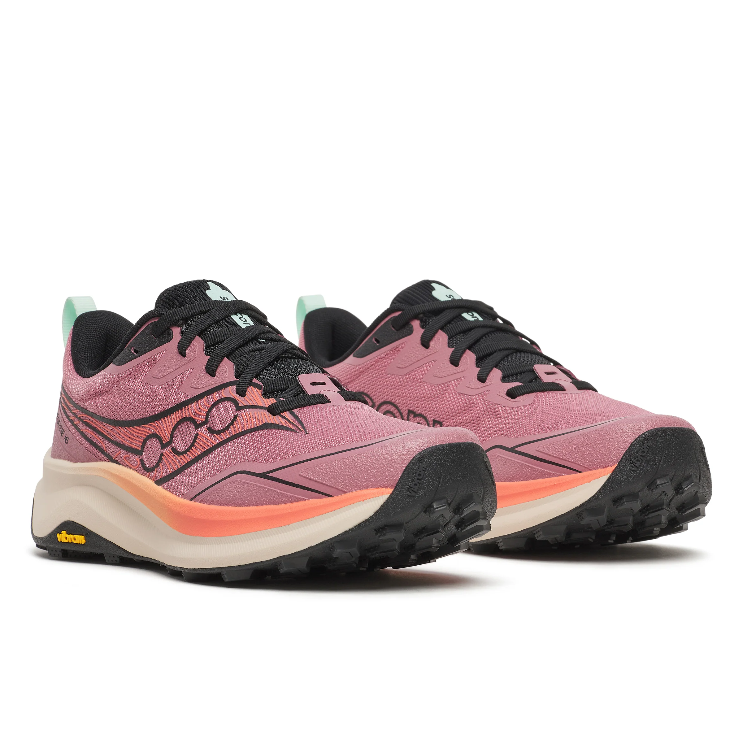 Saucony Womens Peregrine 16 - Mauve/Salmon - Trail - SS26 - Image 5