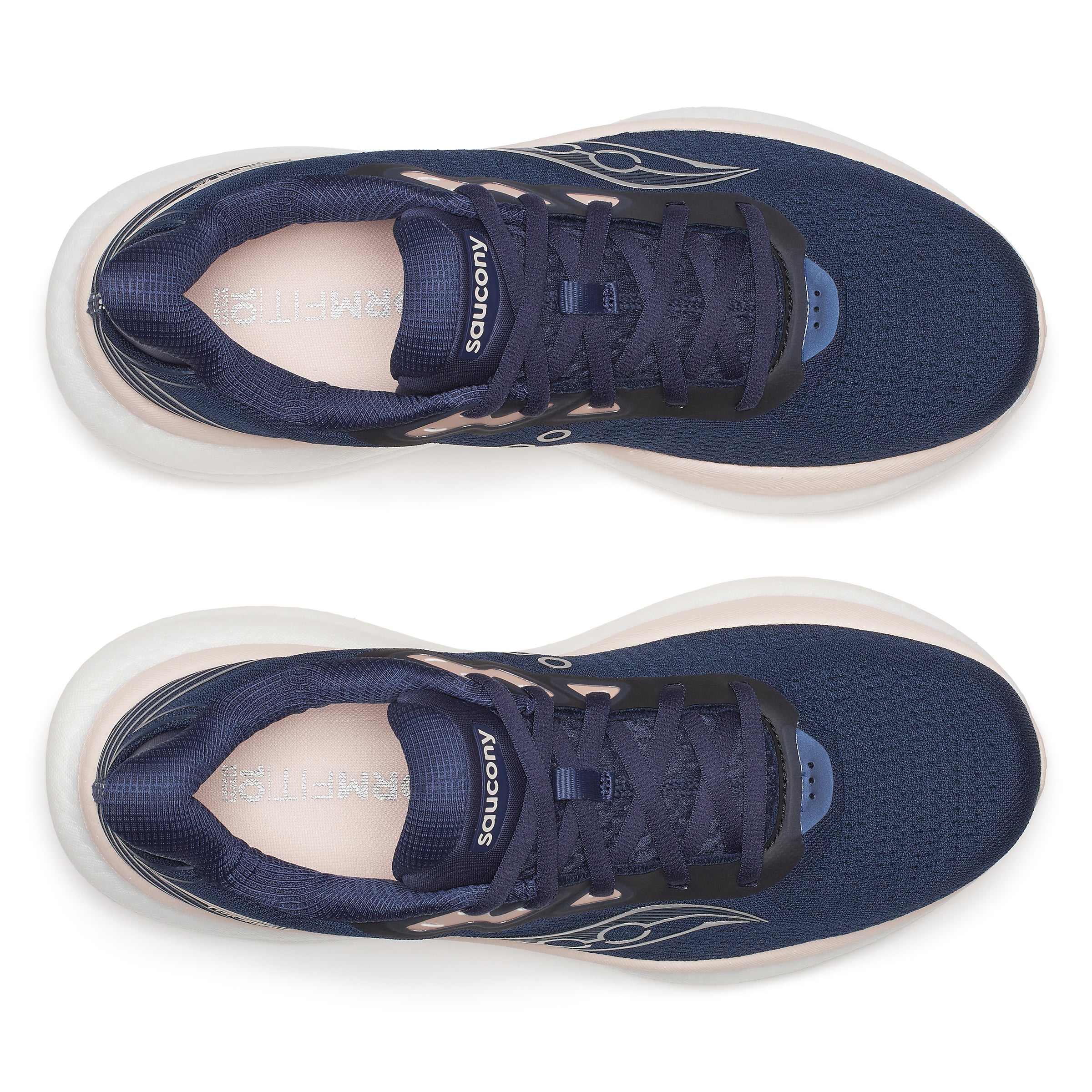 Saucony Womens Triumph 23 - Navy/Cameo - Neutral - AW25 - Image 4