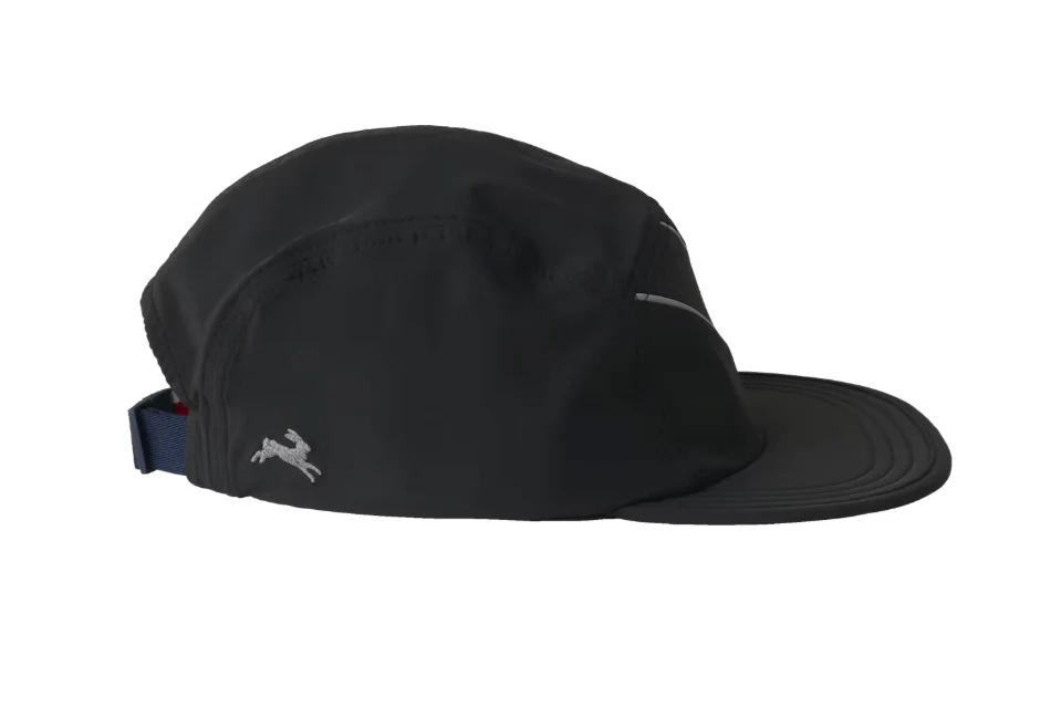 Tracksmith Session Hat - Black/Silver - SS26 - Image 2