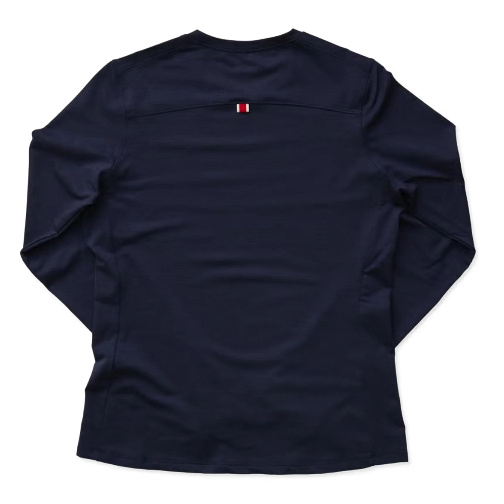 Tracksmith Womens Session Long Sleeve Tee - Navy - AW25 - Image 2