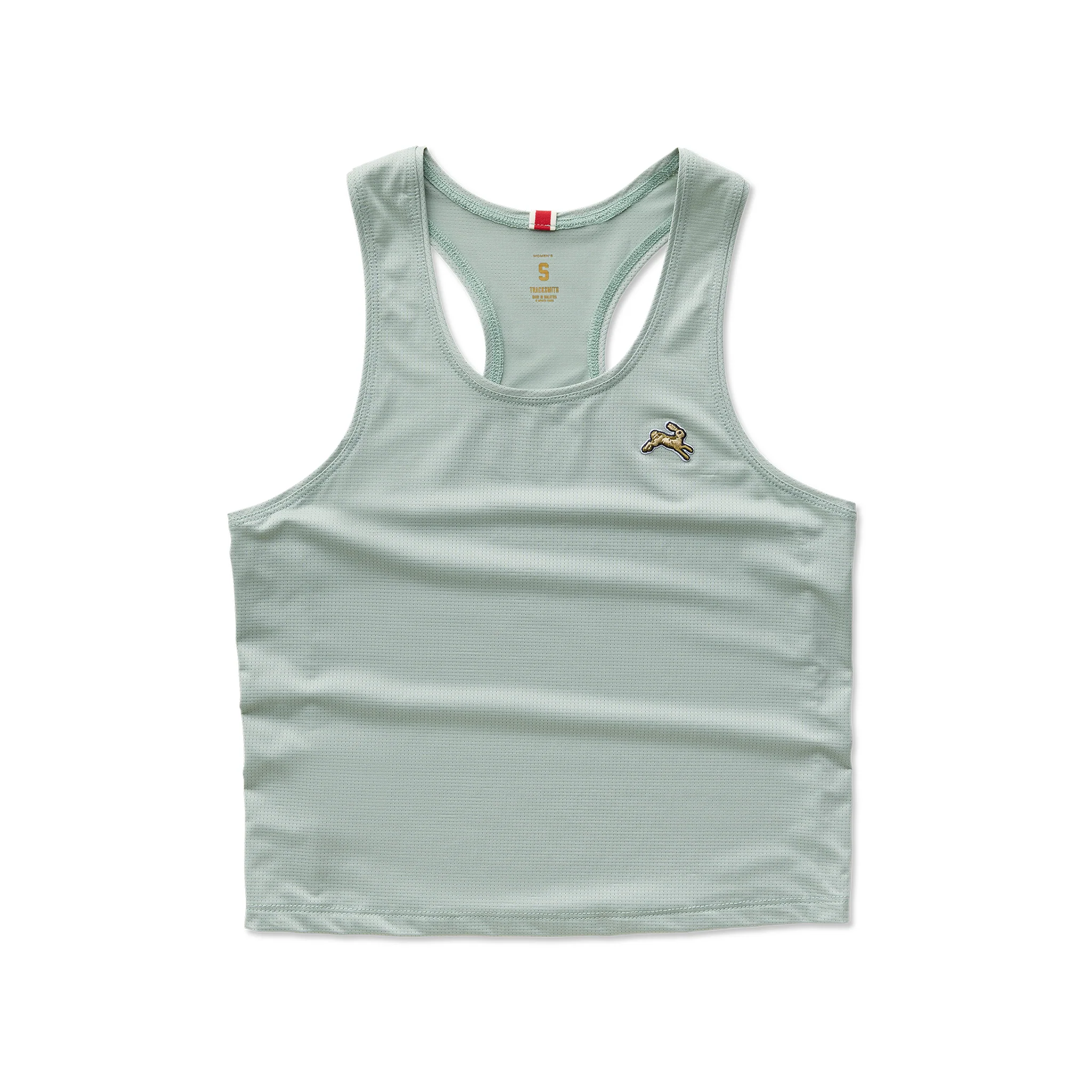 Tracksmith Womens Twilight Crop Tank - Jadeite - SS26