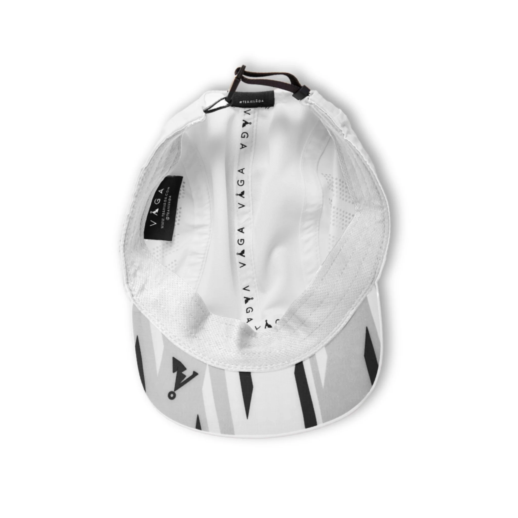 Vaga Feather Racing Cap - White/Mist Grey/Black - AW25 - Image 5