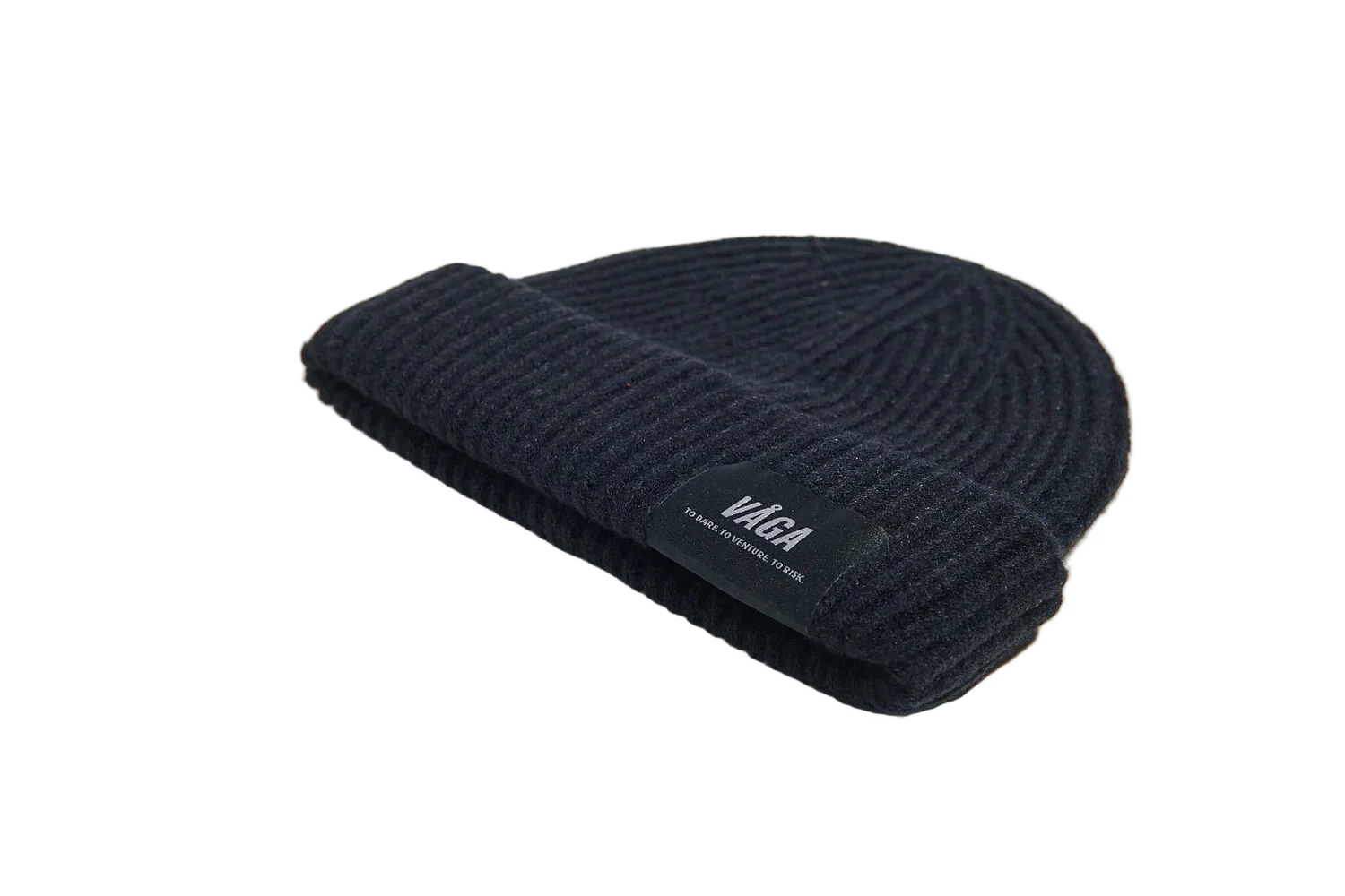 Vaga Midweight Beanie - Black - AW25 - Image 2