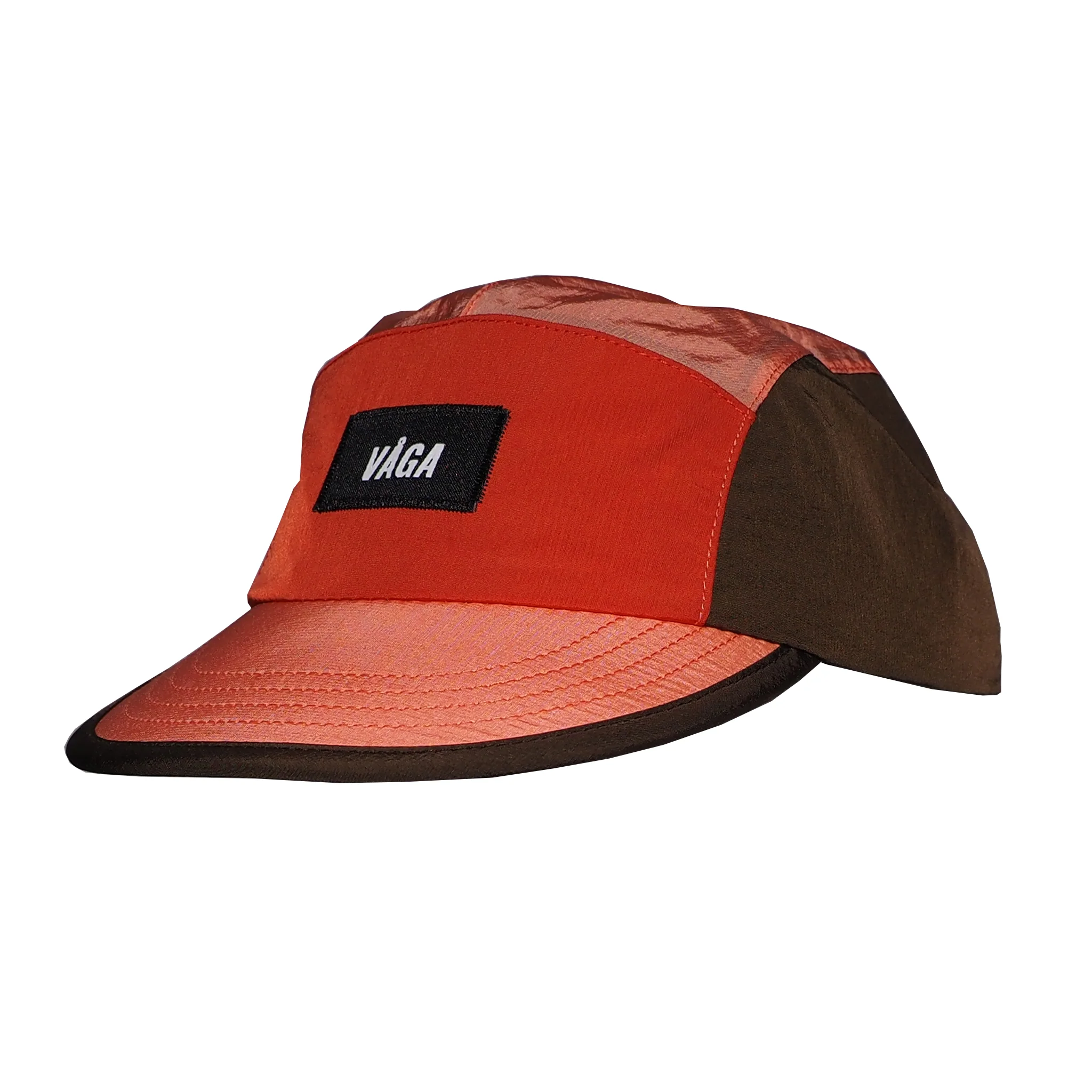 Vaga Pacer Cap - Flame Red/Coral Brown - AW25