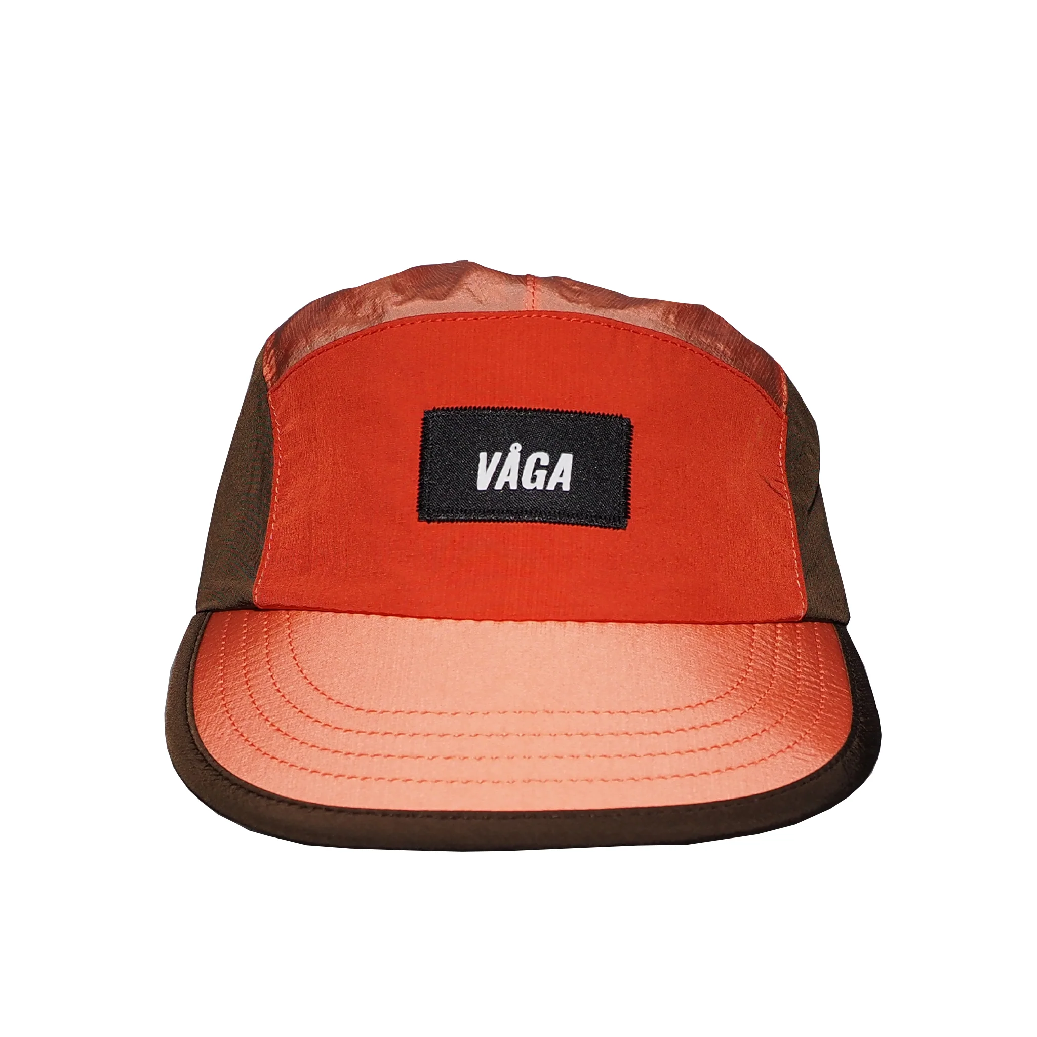 Vaga Pacer Cap - Flame Red/Coral Brown - AW25 - Image 2